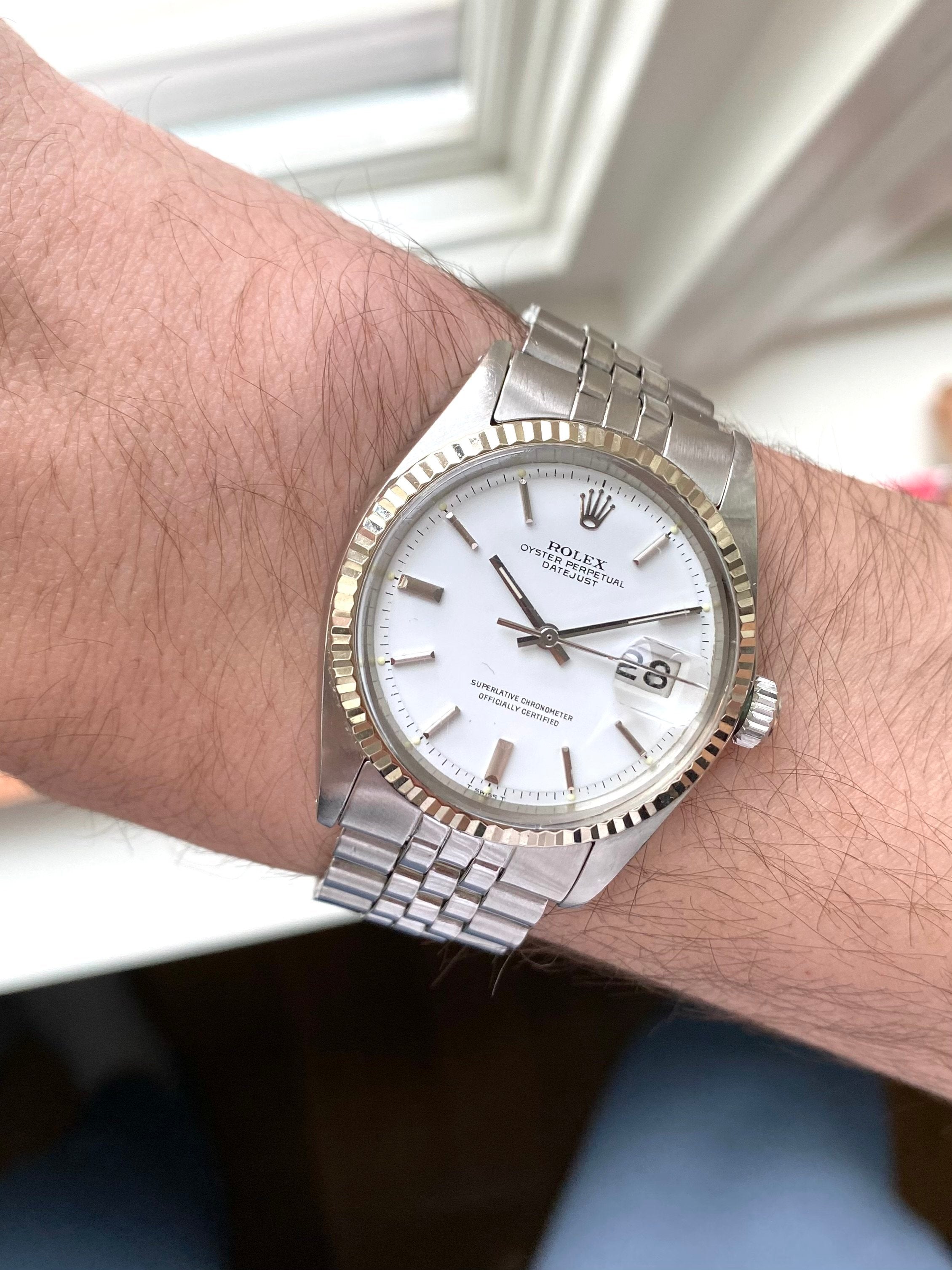 Rolex Datejust 1601 - Matte White