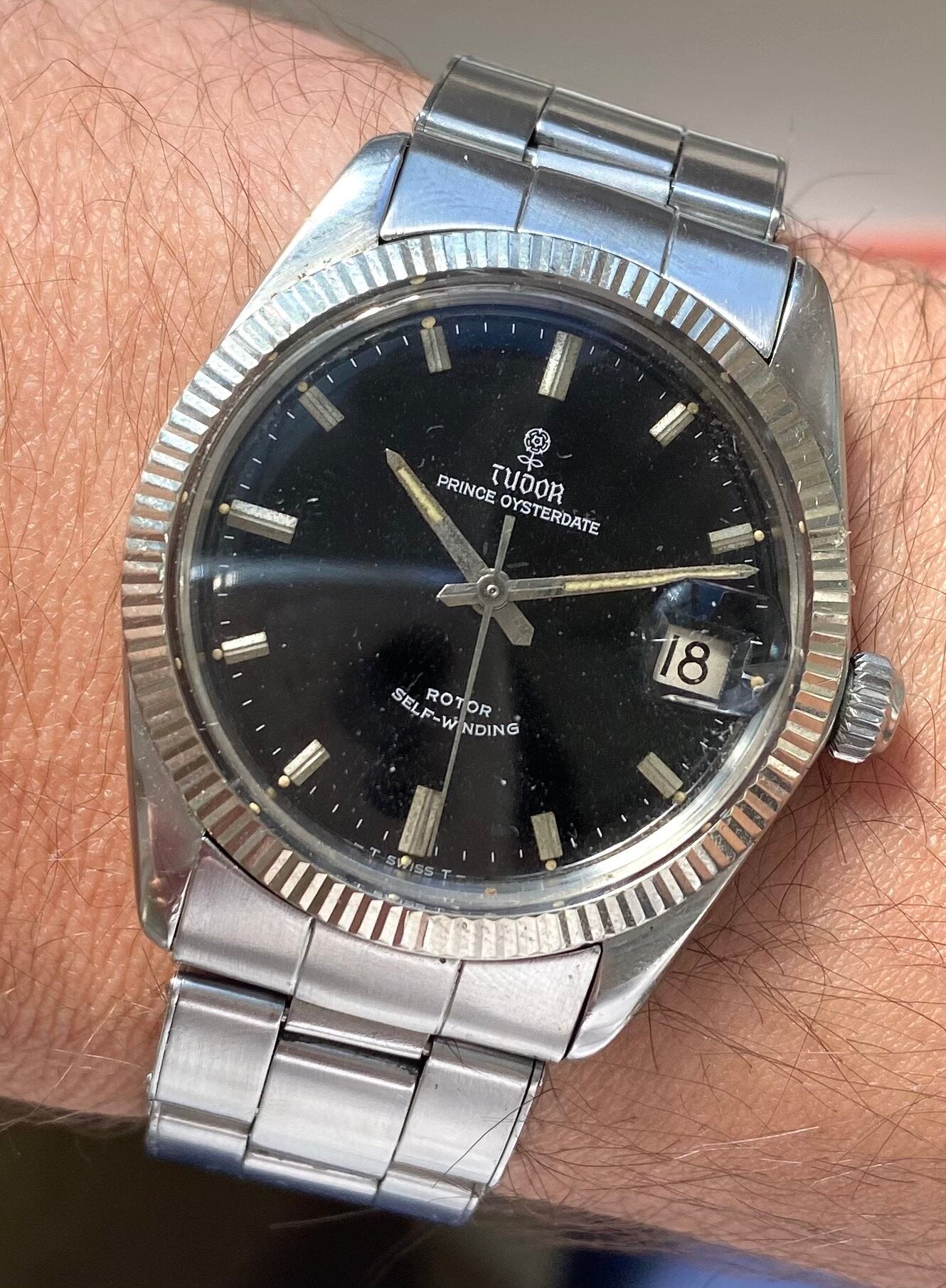 Tudor Prince Oysterdate — Gilt Dial