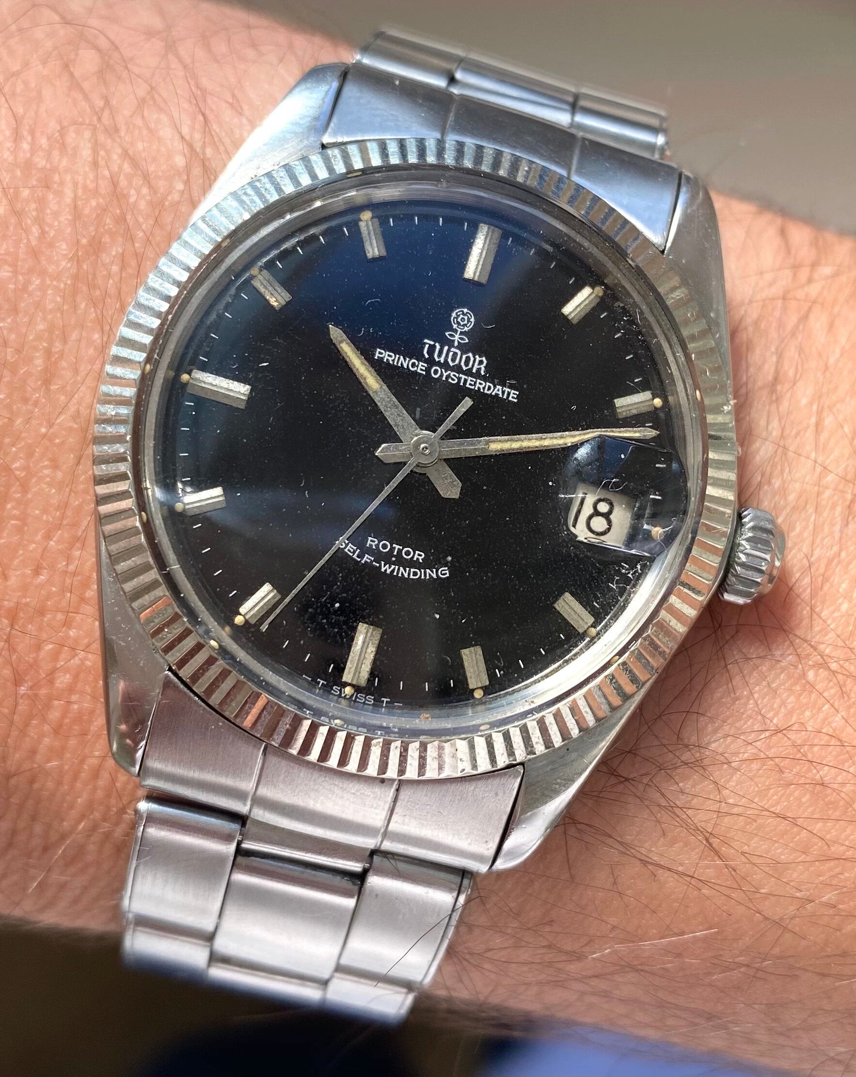 Tudor Prince Oysterdate — Gilt Dial