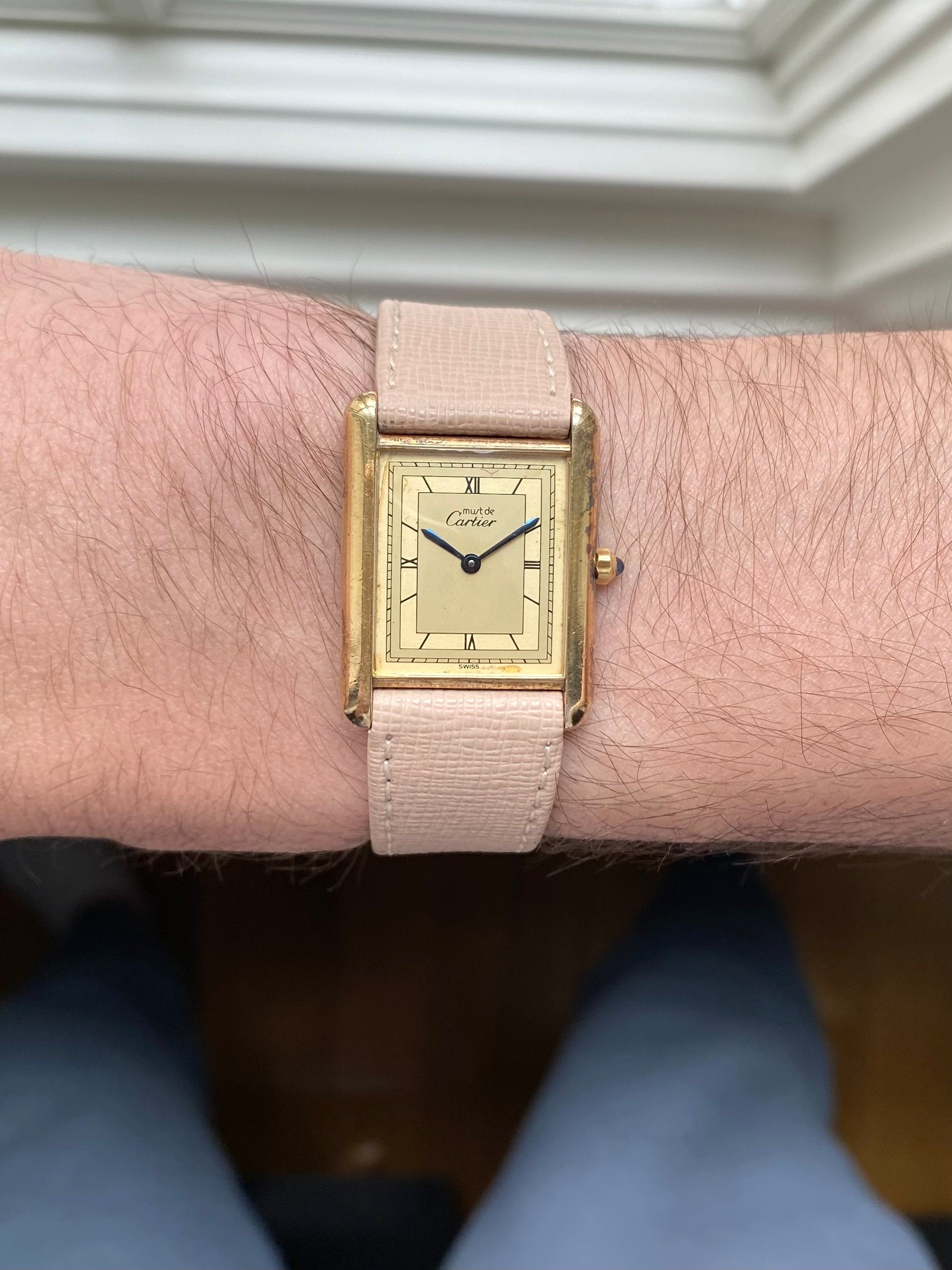 Cartier Tank - Lemon Dial