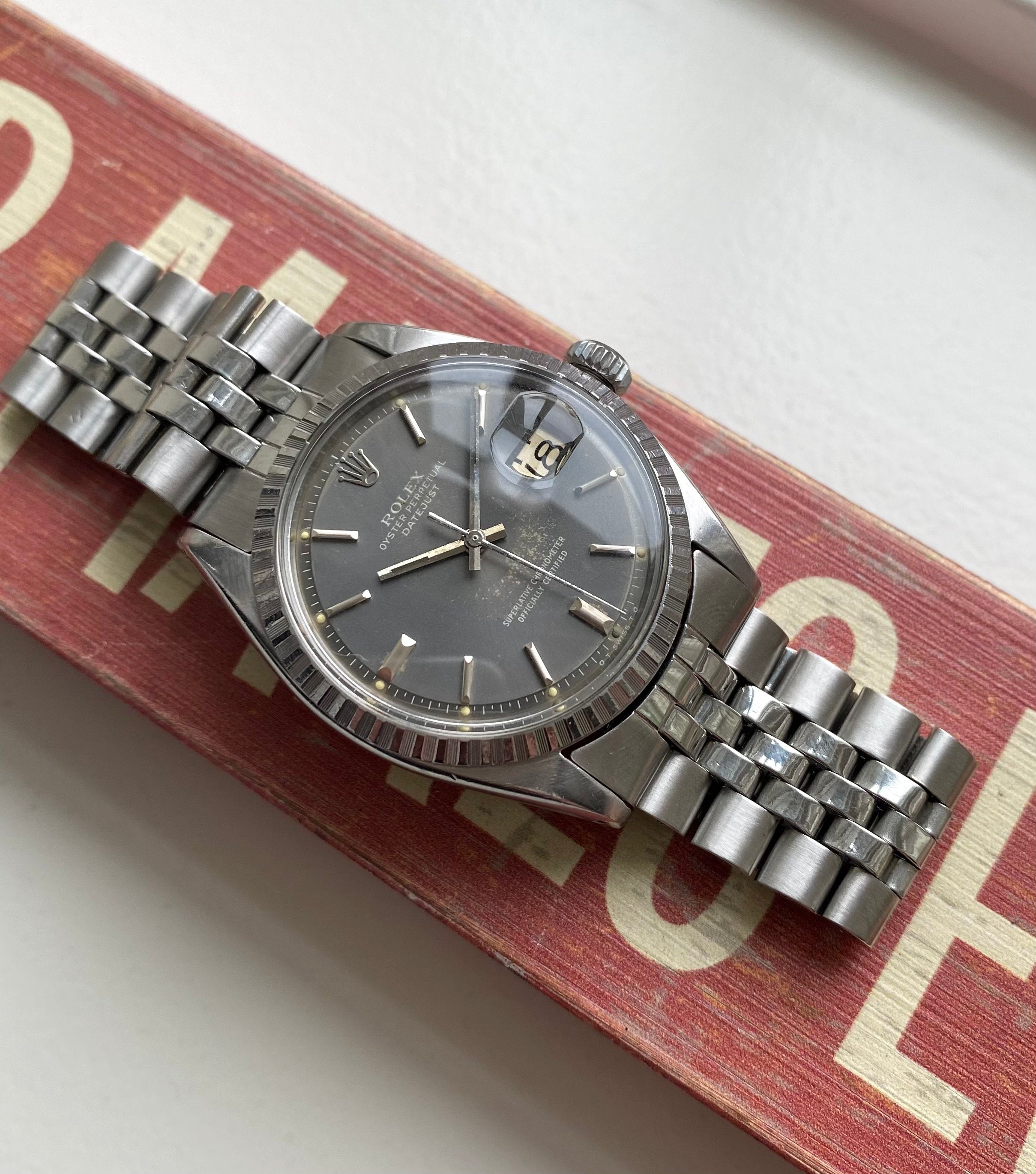 Rolex Datejust ref. 1603 — Grey Sigma Dial