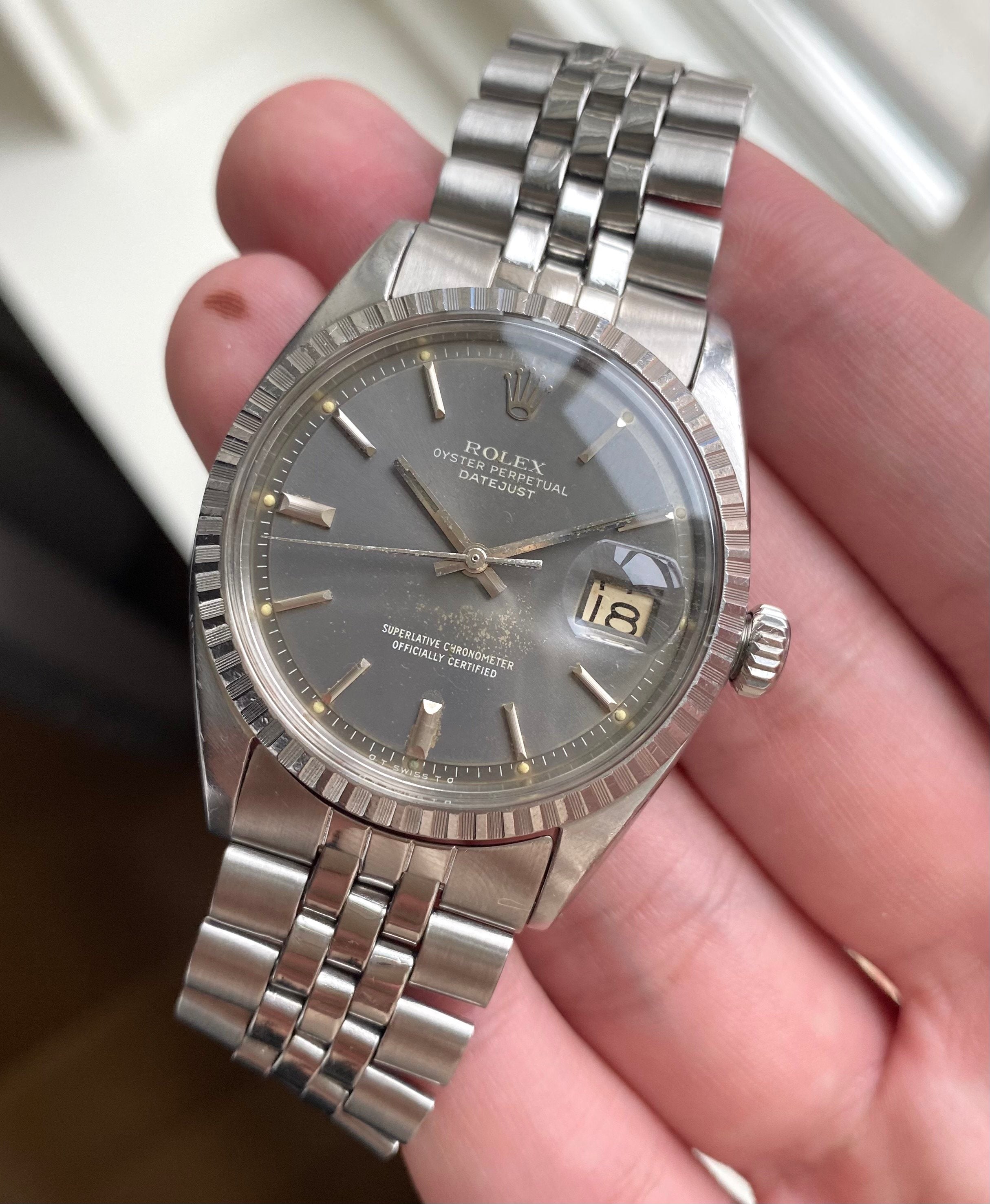 Rolex Datejust ref. 1603 — Grey Sigma Dial