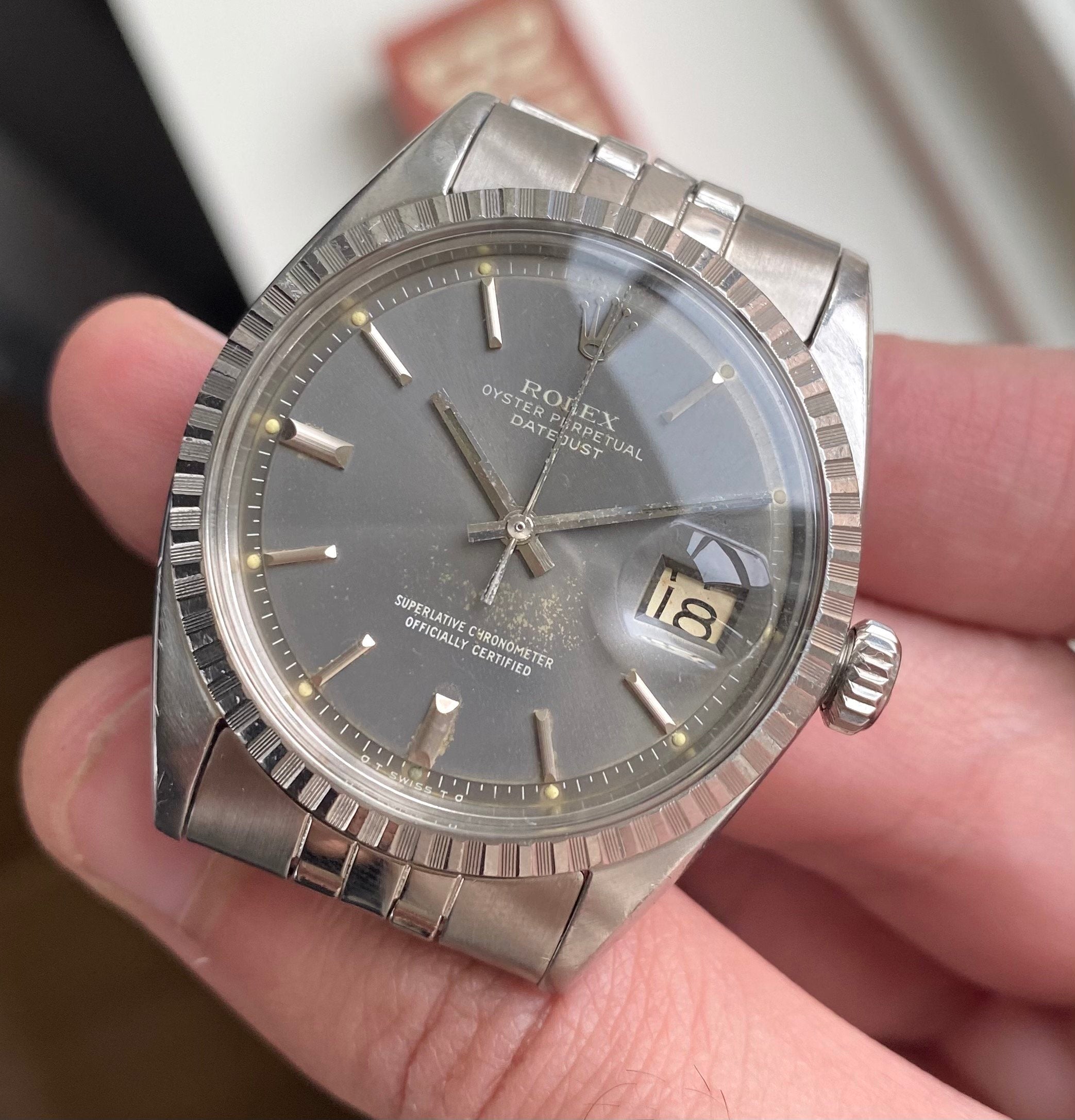 Rolex Datejust ref. 1603 — Grey Sigma Dial