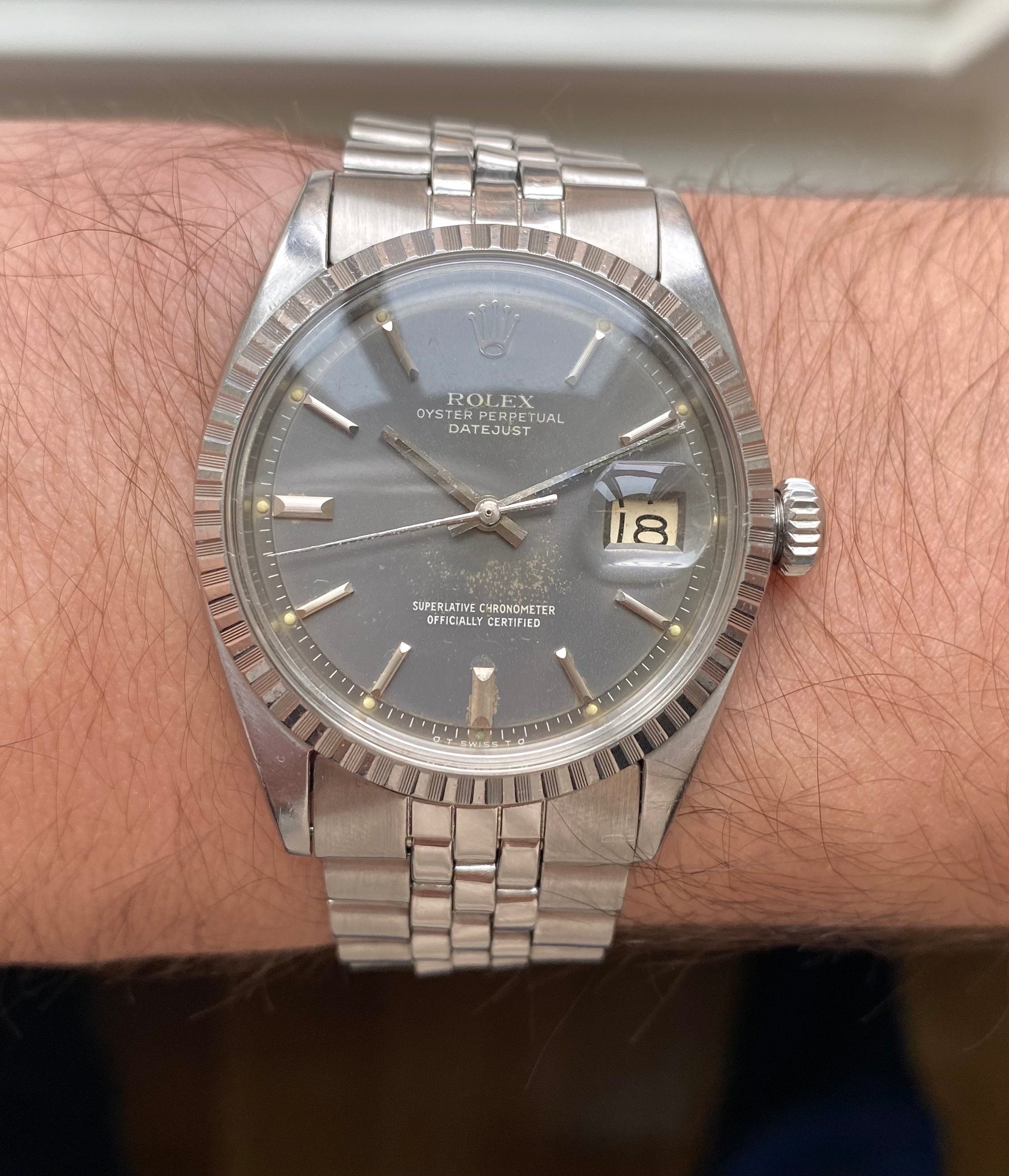 Rolex Datejust ref. 1603 — Grey Sigma Dial