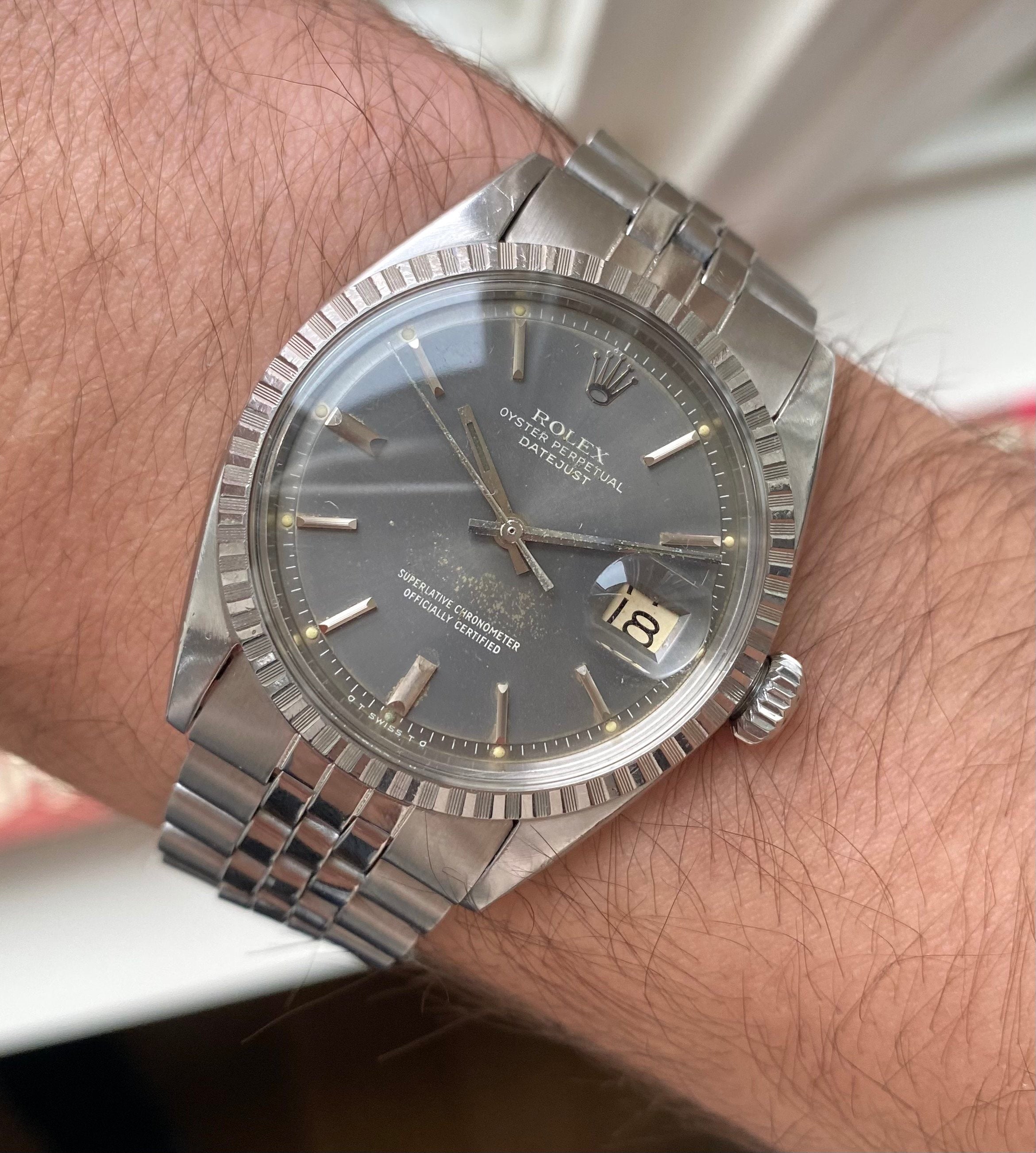 Rolex Datejust ref. 1603 — Grey Sigma Dial