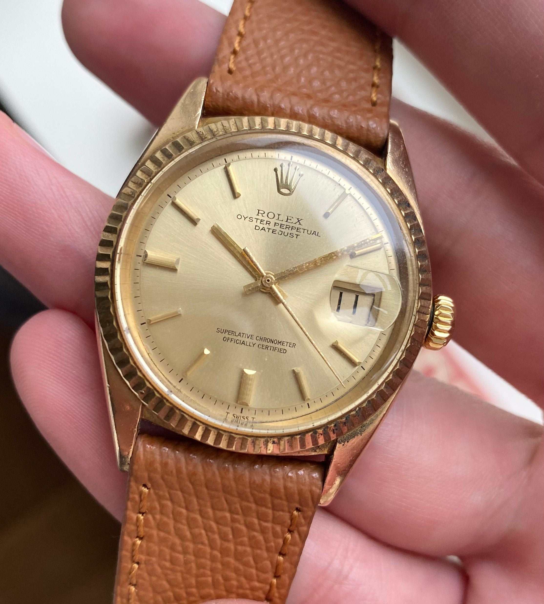 Rolex Datejust ref. 1601 — 18k Yellow Gold