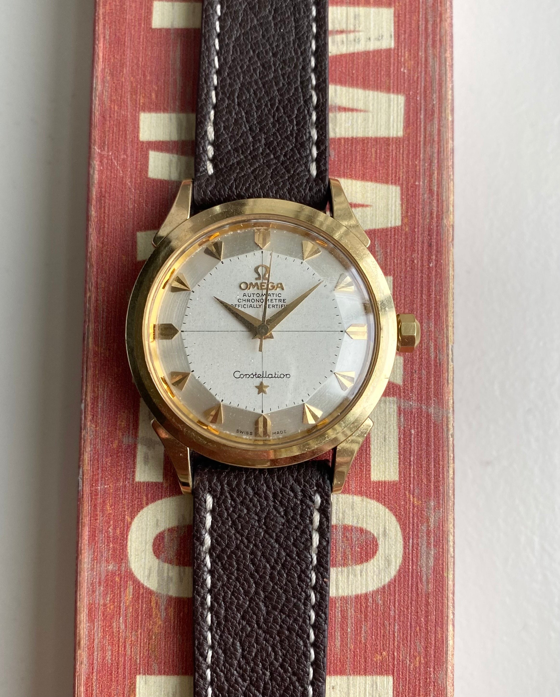 Omega Constellation — Pie Pan Crosshair Dial