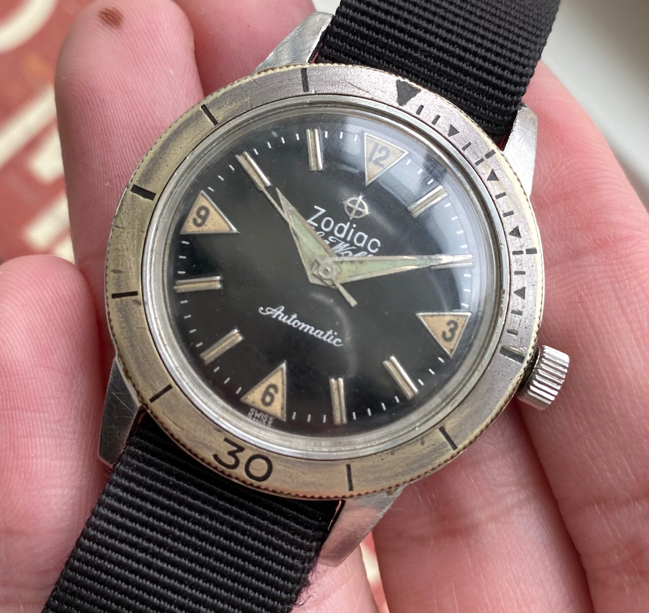 Zodiac Sea Wolf — Glossy Dial