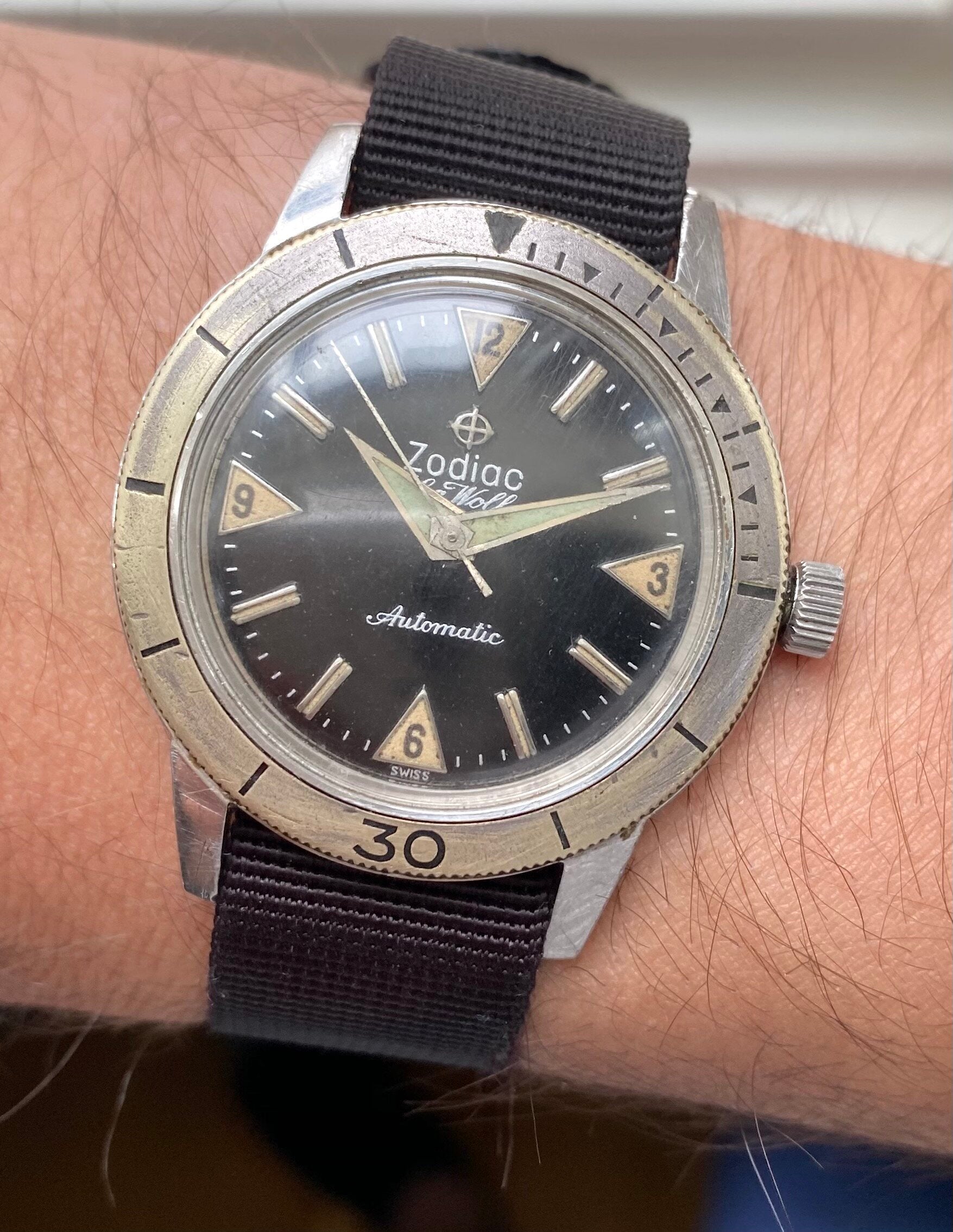 Zodiac Sea Wolf — Glossy Dial