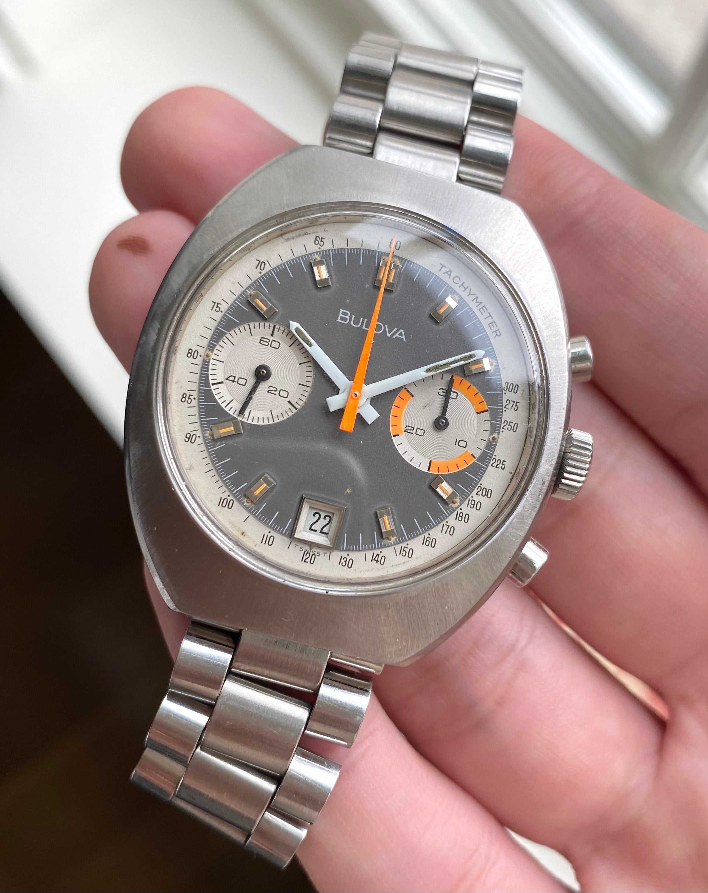 Bulova Chronograph — Matte Grey Dial