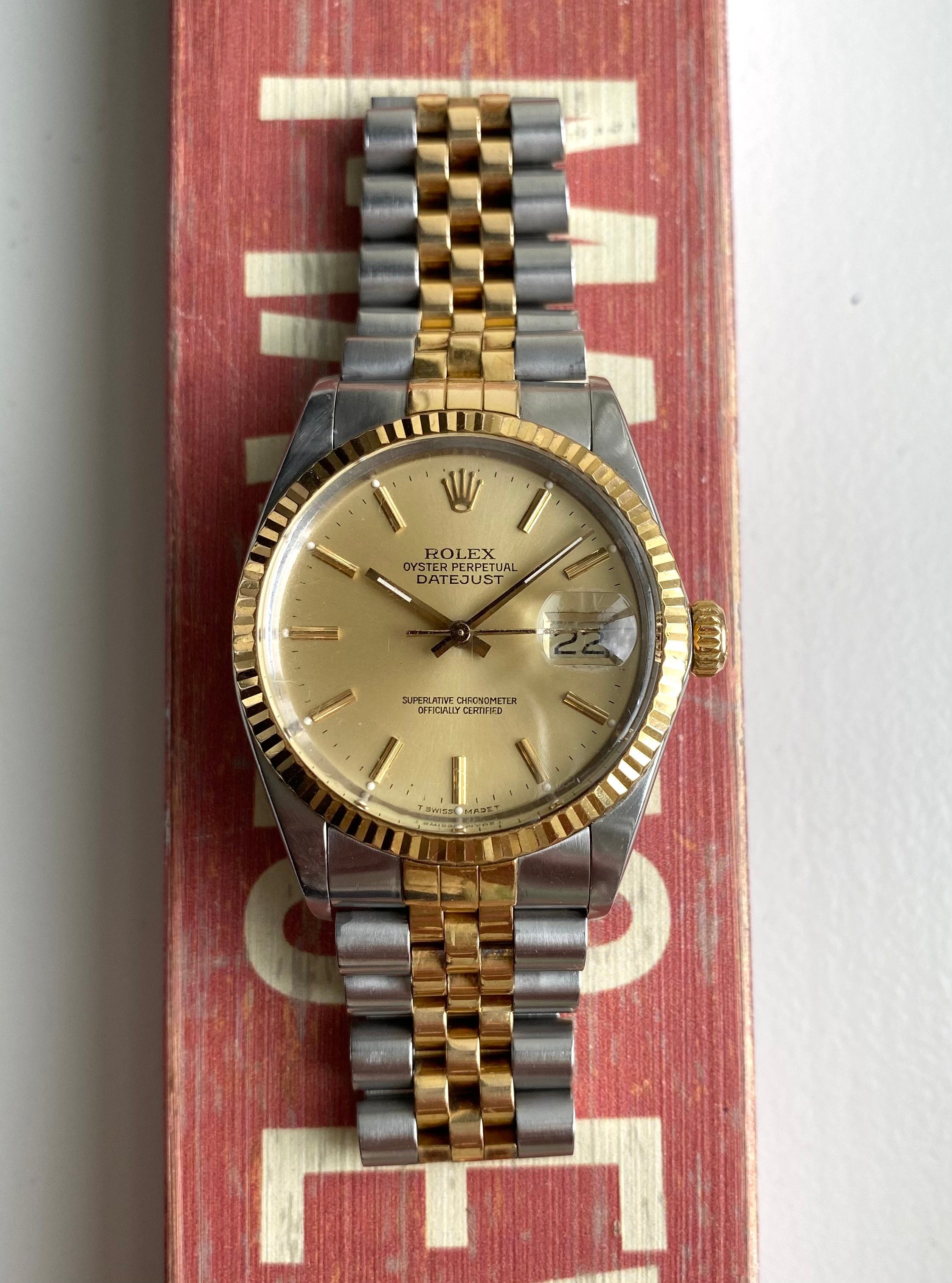 Rolex Datejust ref. 16013 — Two-tone