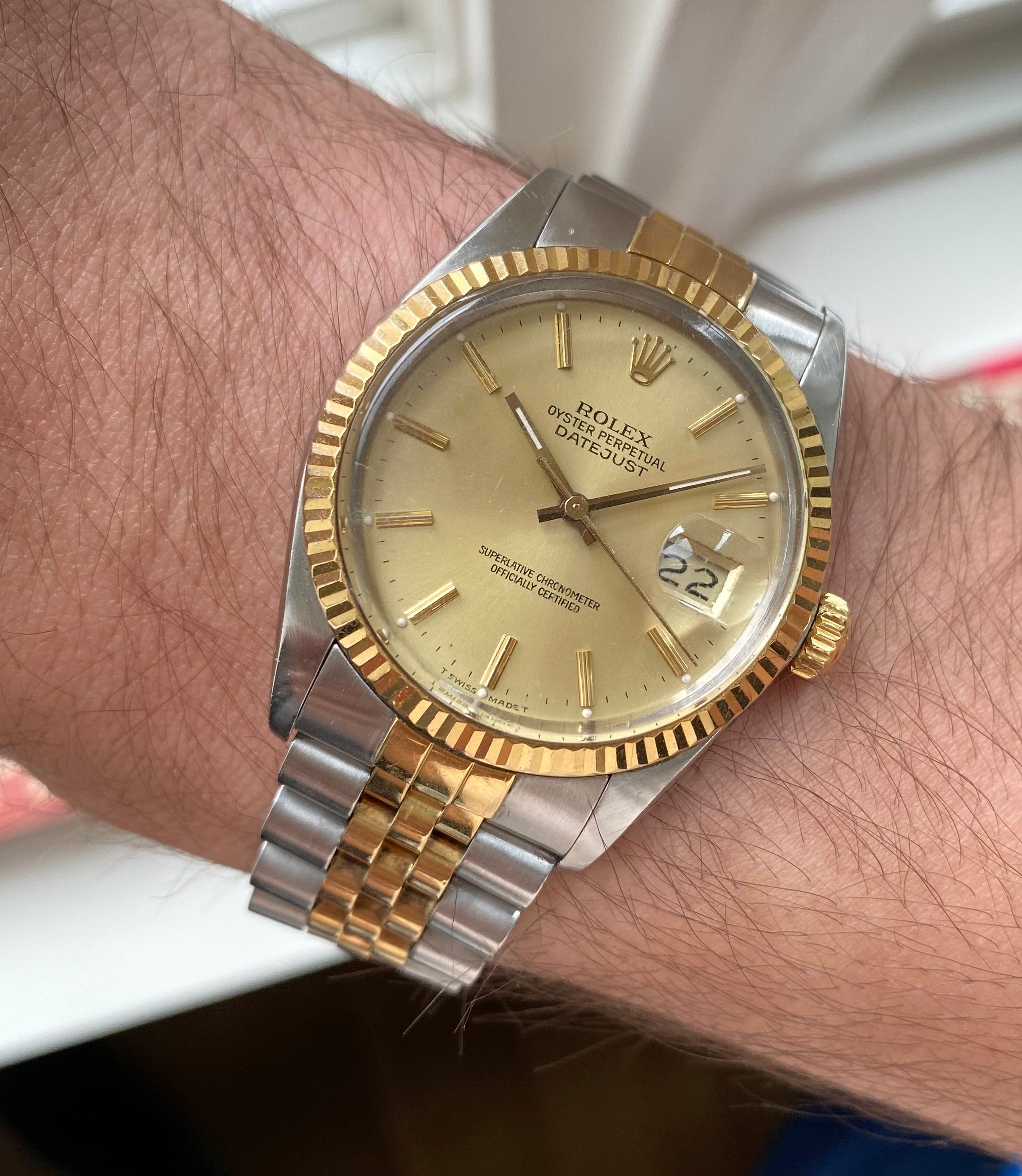 Rolex Datejust ref. 16013 — Two-tone