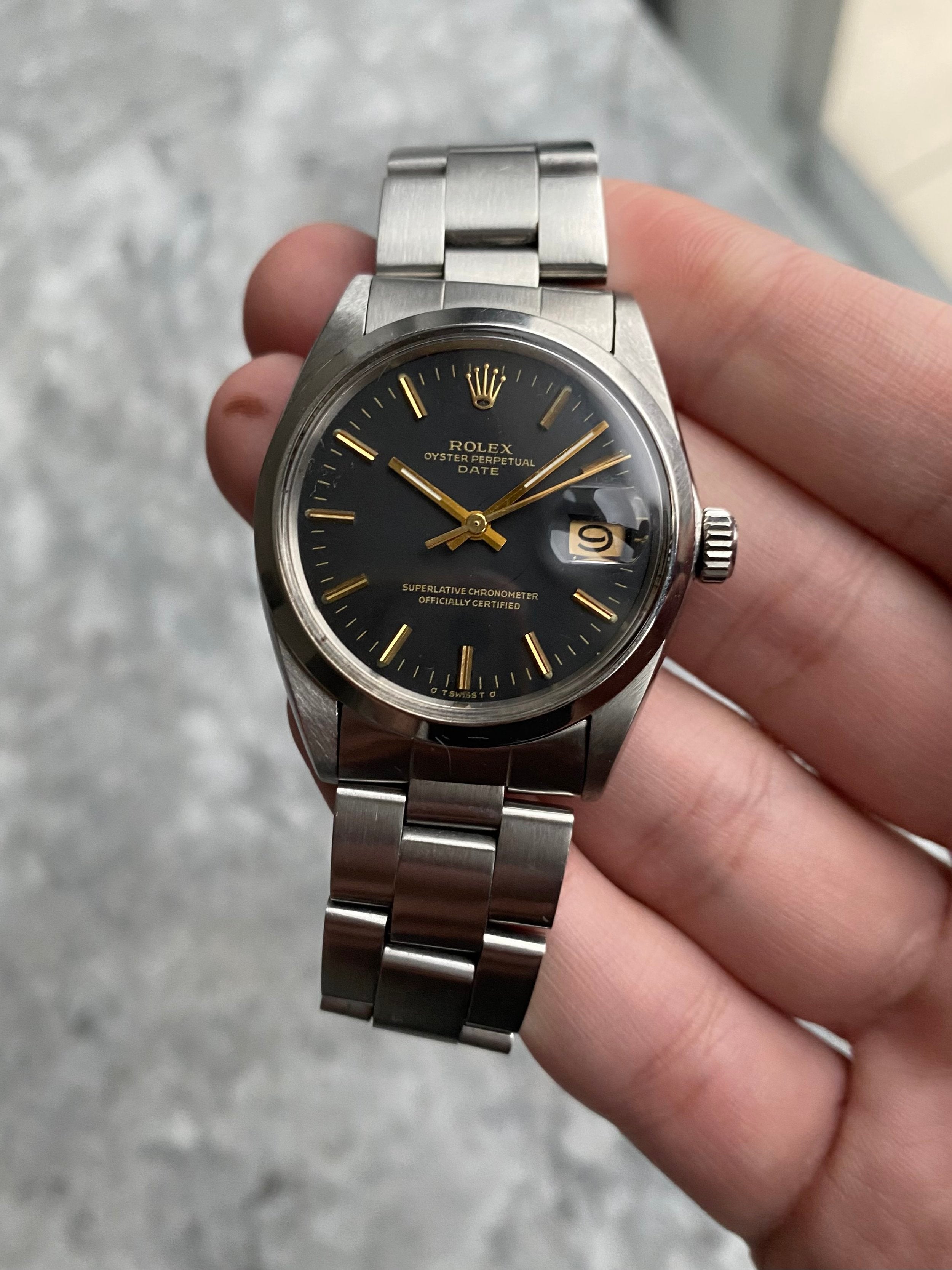 Rolex OP 1500 - Black Sigma.