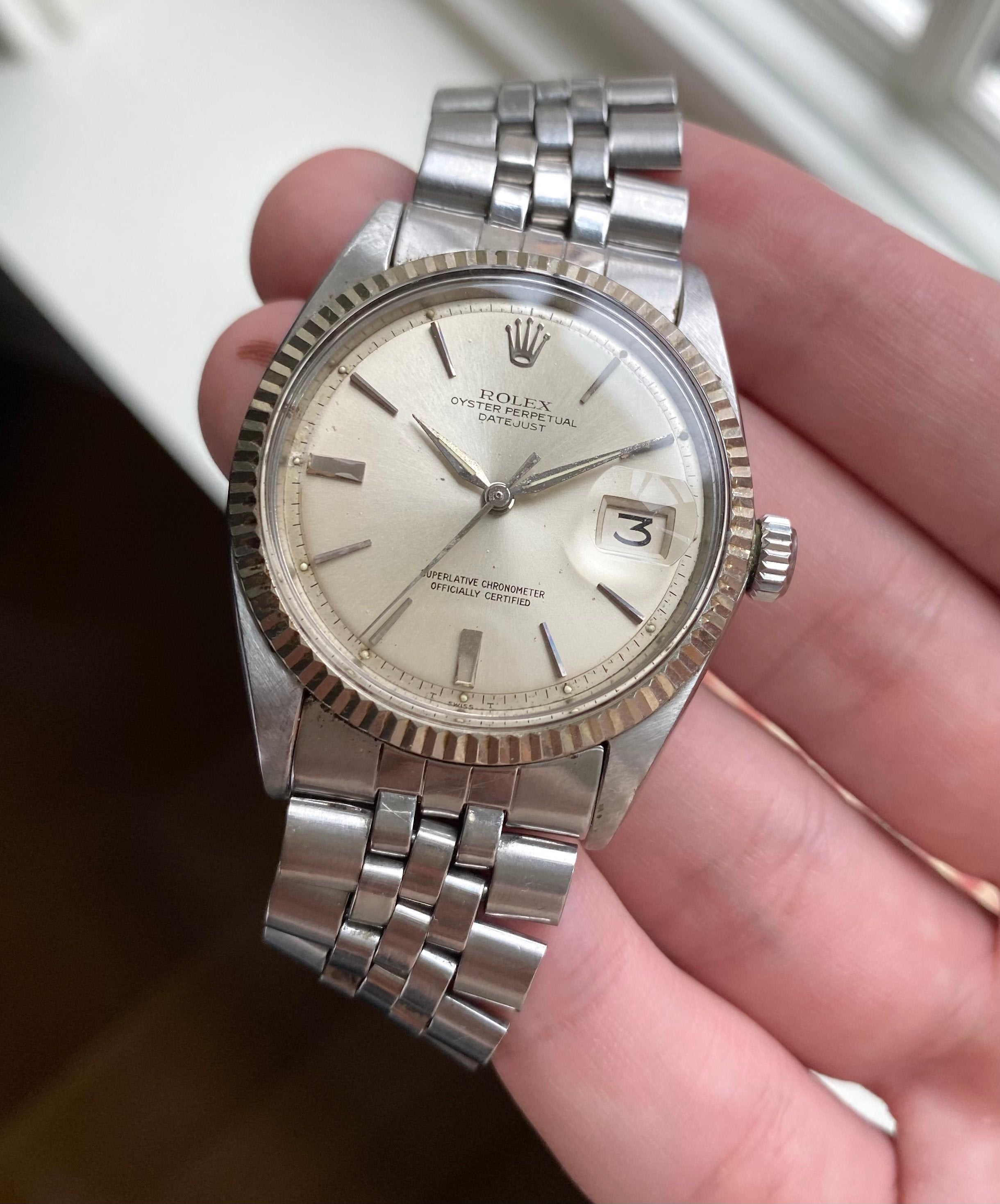 Rolex Datejust ref. 1601 — Alpha Hands