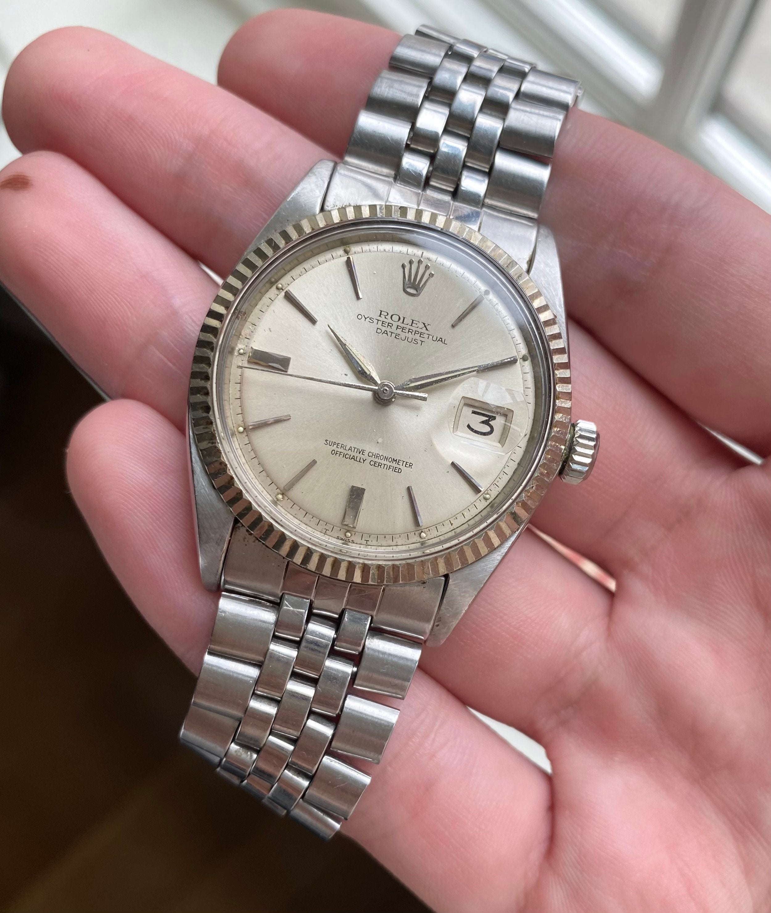 Rolex Datejust ref. 1601 — Alpha Hands