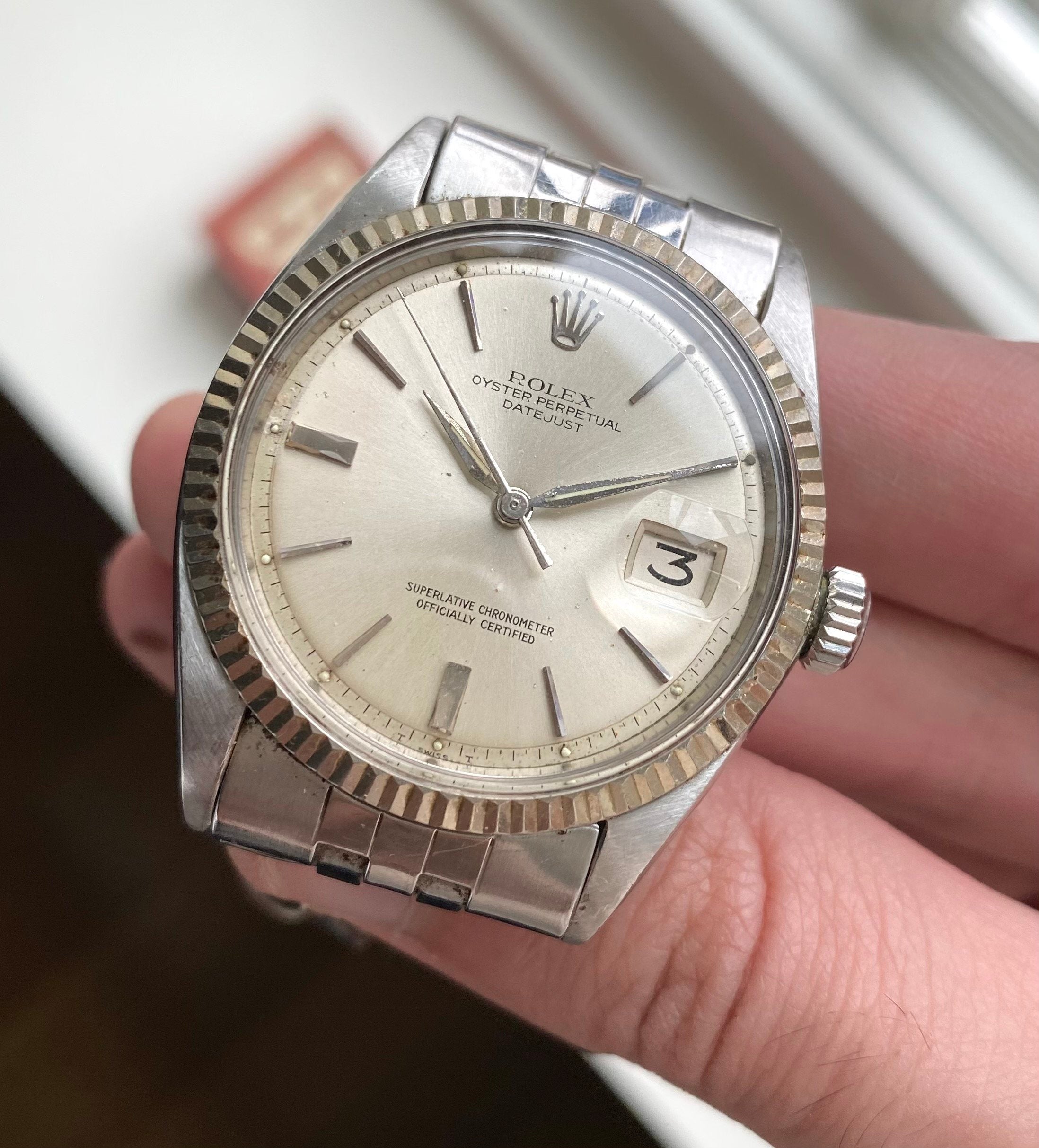 Rolex Datejust ref. 1601 — Alpha Hands