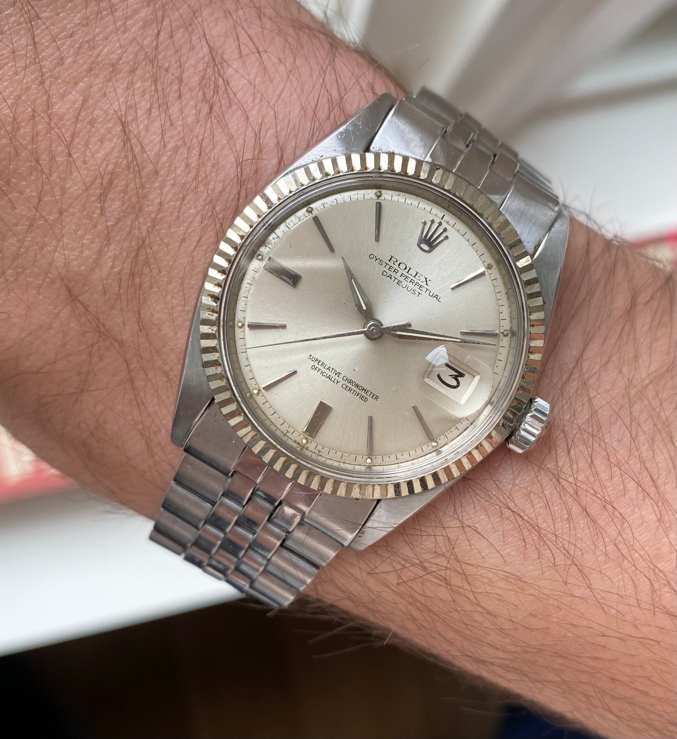 Rolex Datejust ref. 1601 — Alpha Hands