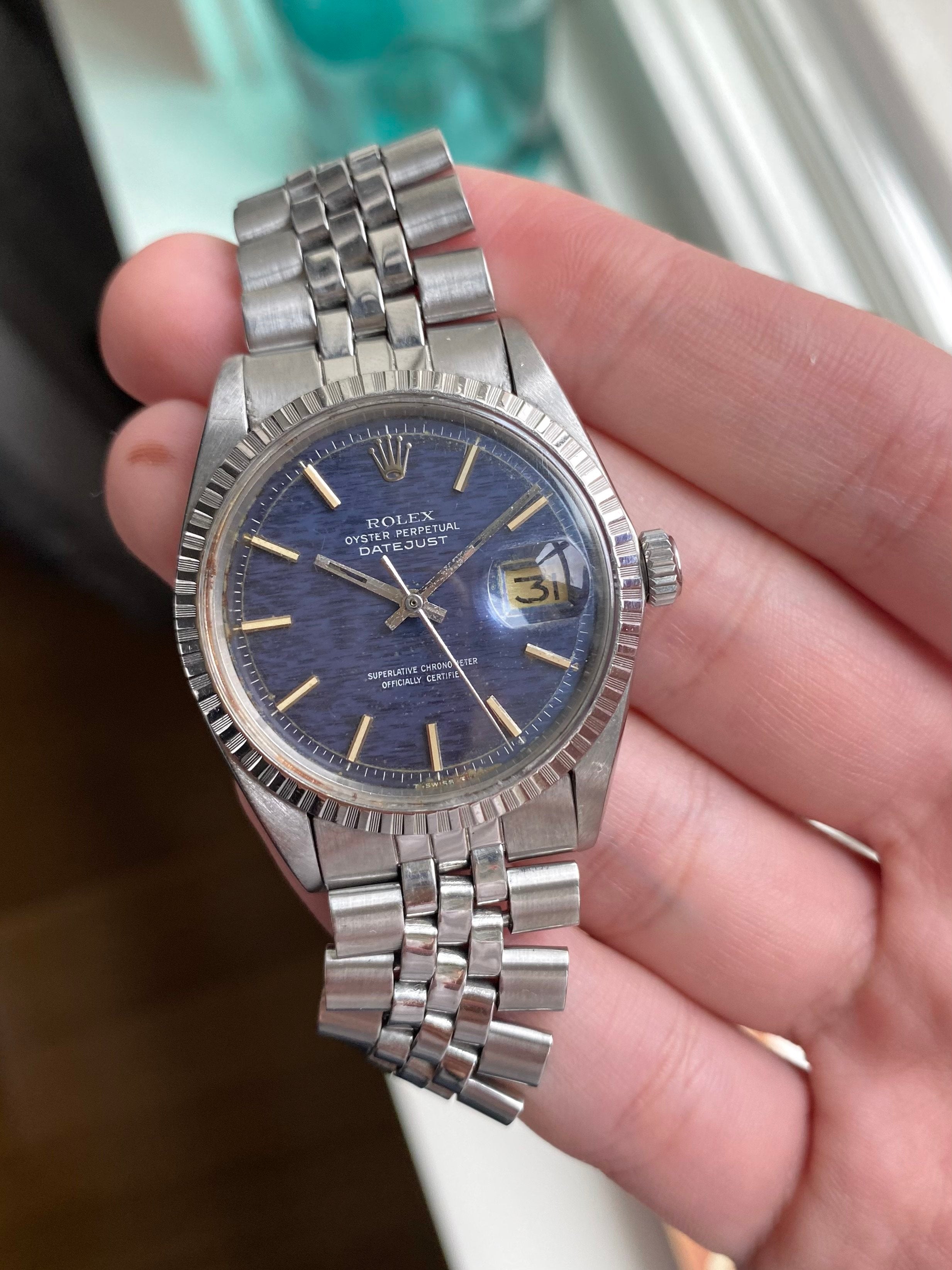 Rolex Datejust 1603 - Blue Mosaic