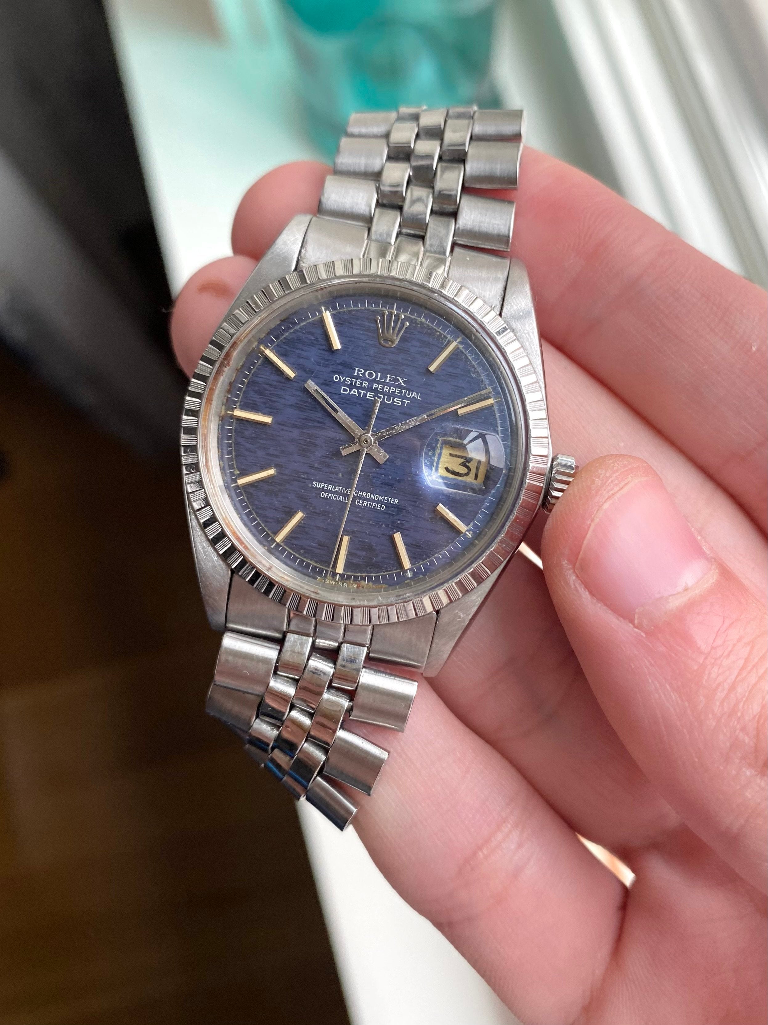 Rolex Datejust 1603 - Blue Mosaic