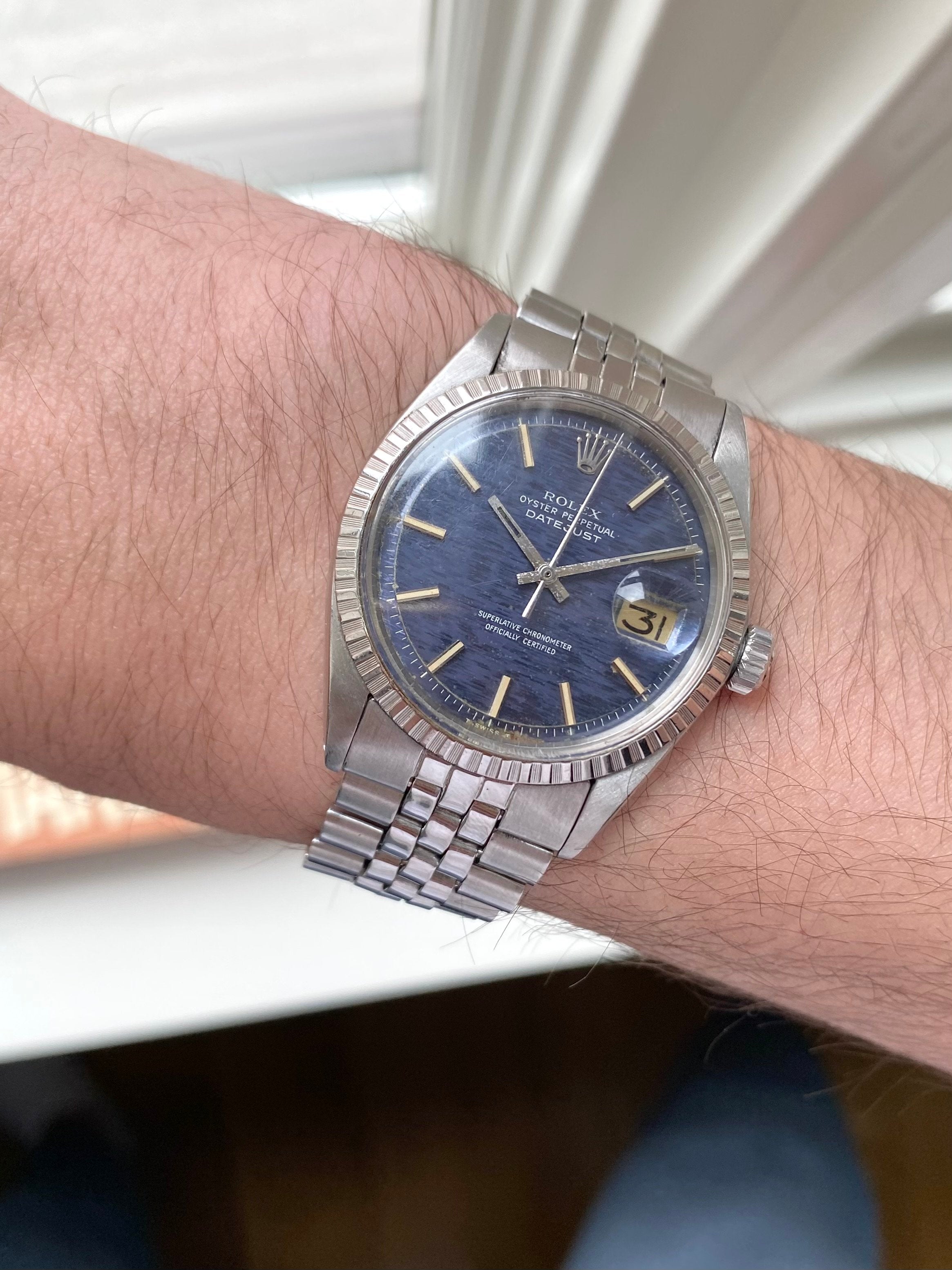 Rolex Datejust 1603 - Blue Mosaic