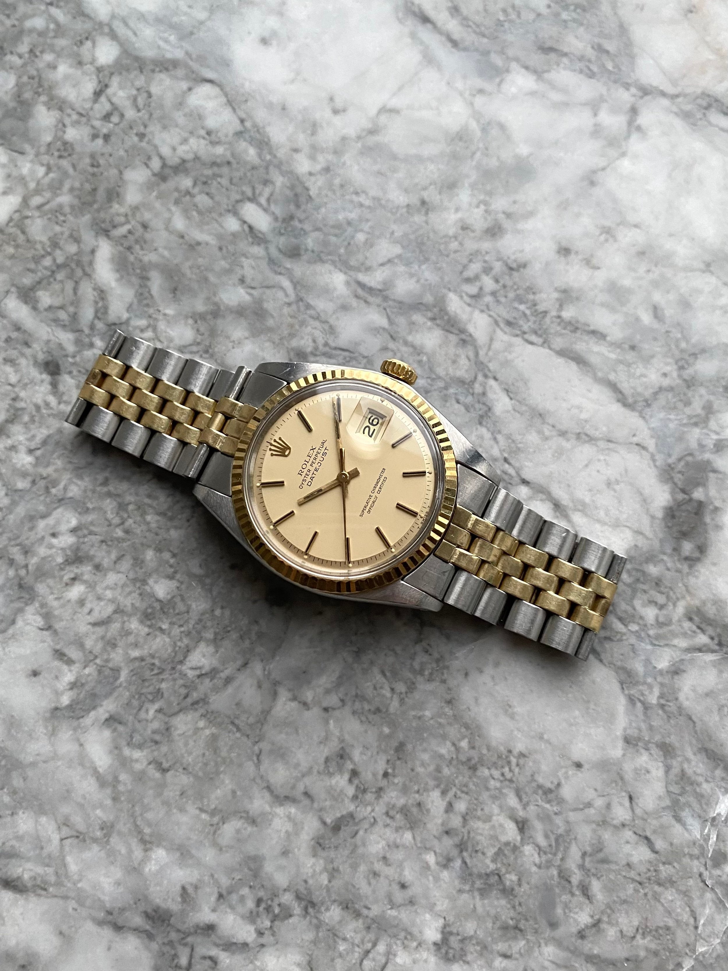 Rolex Datejust 1601 - Matte Dial w/ Papers.