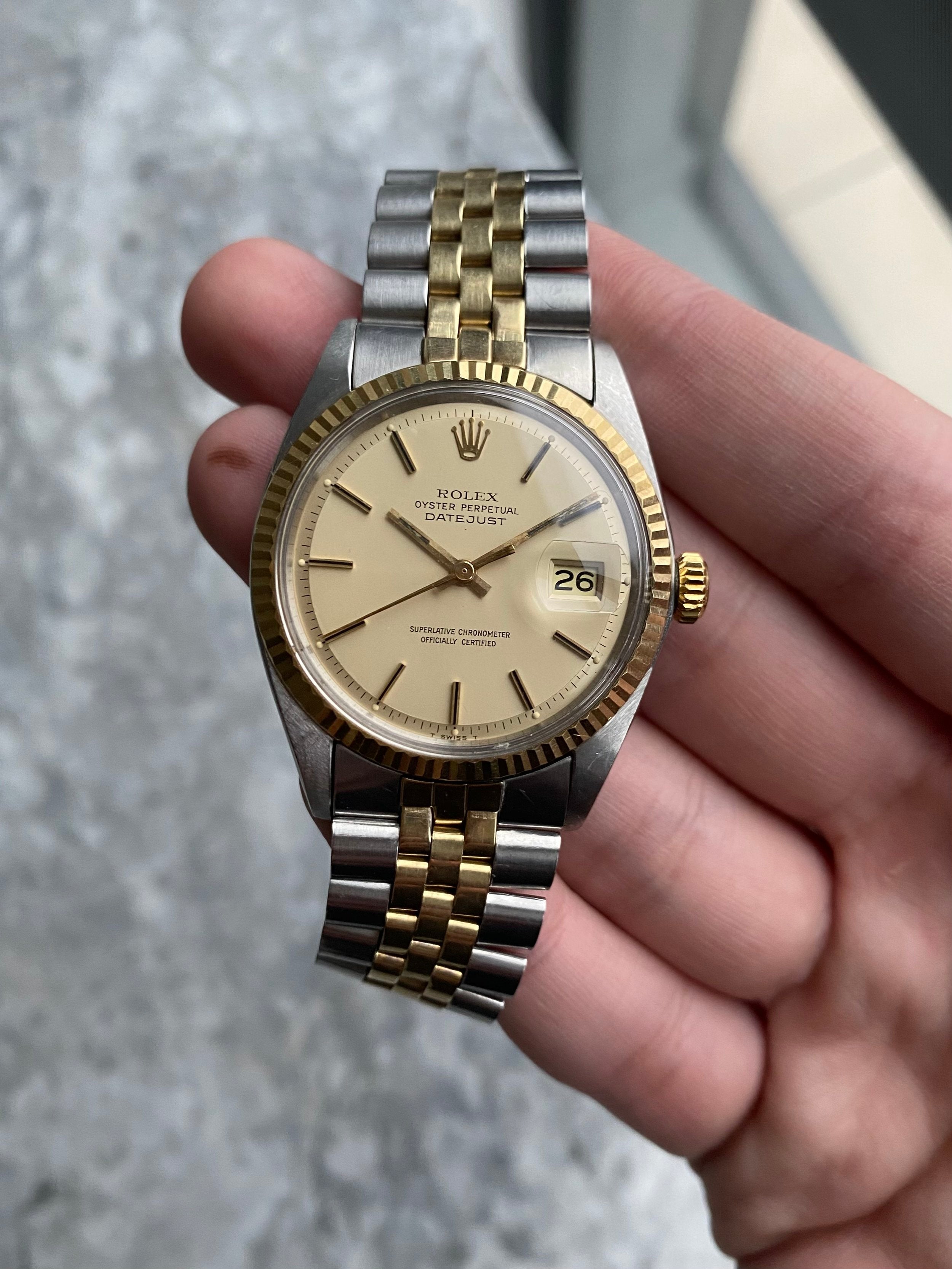 Rolex Datejust 1601 - Matte Dial w/ Papers.