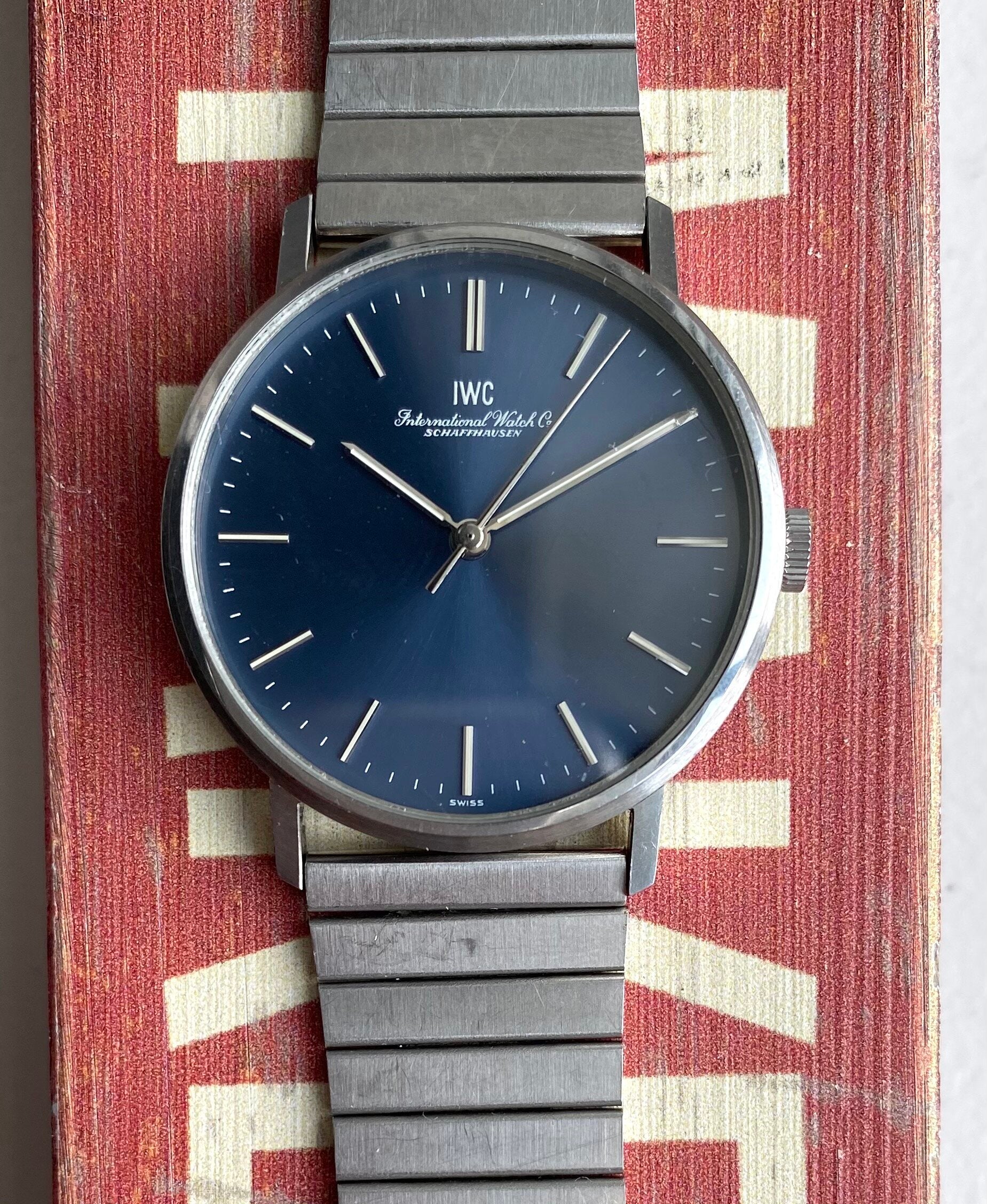 IWC — Blue Dial with Bracelet