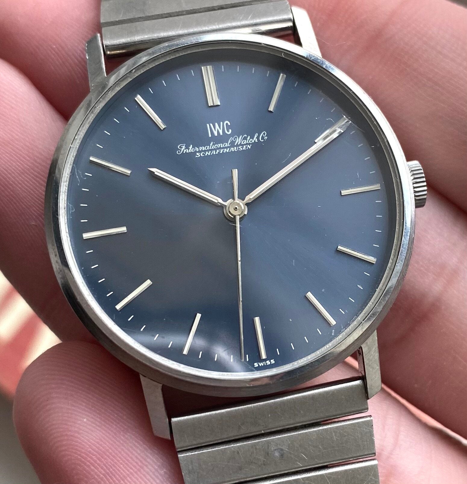 IWC — Blue Dial with Bracelet