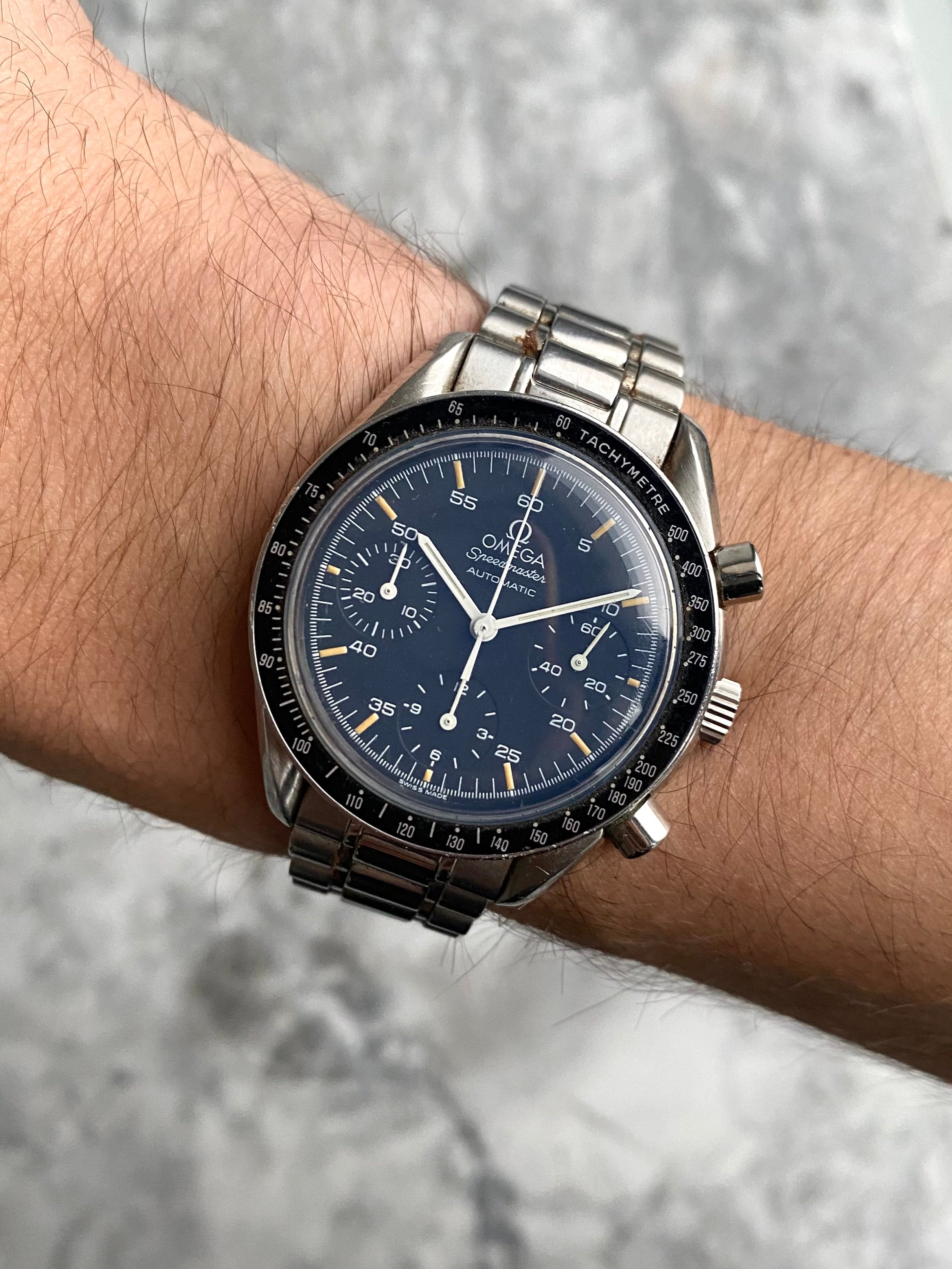 Omega Speedmaster Reduced - “Blue hue”.