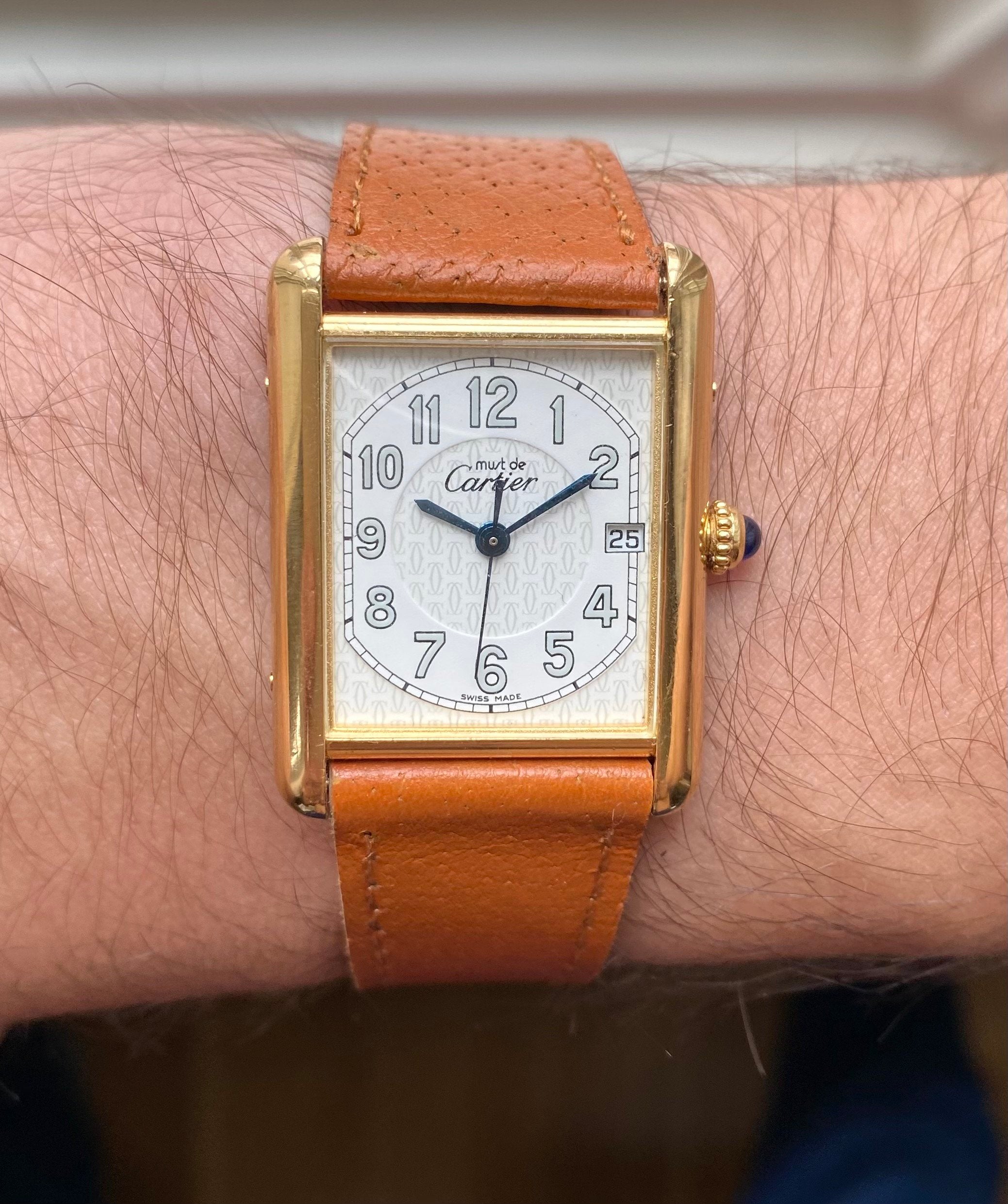 Cartier Tank ref. 2413 — White Arabic Numerals