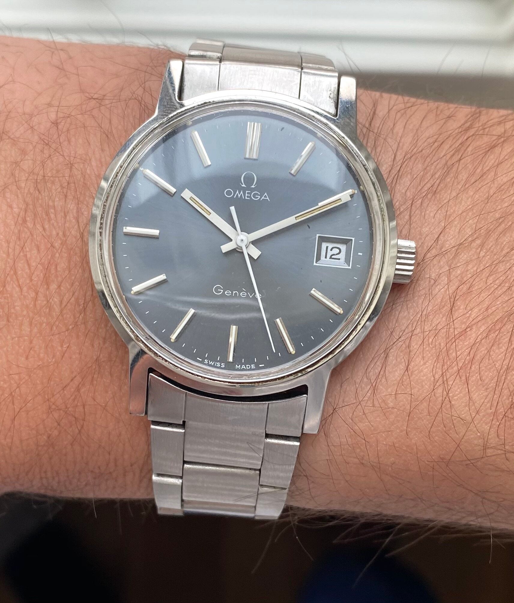 Omega Geneve — Grey Dial