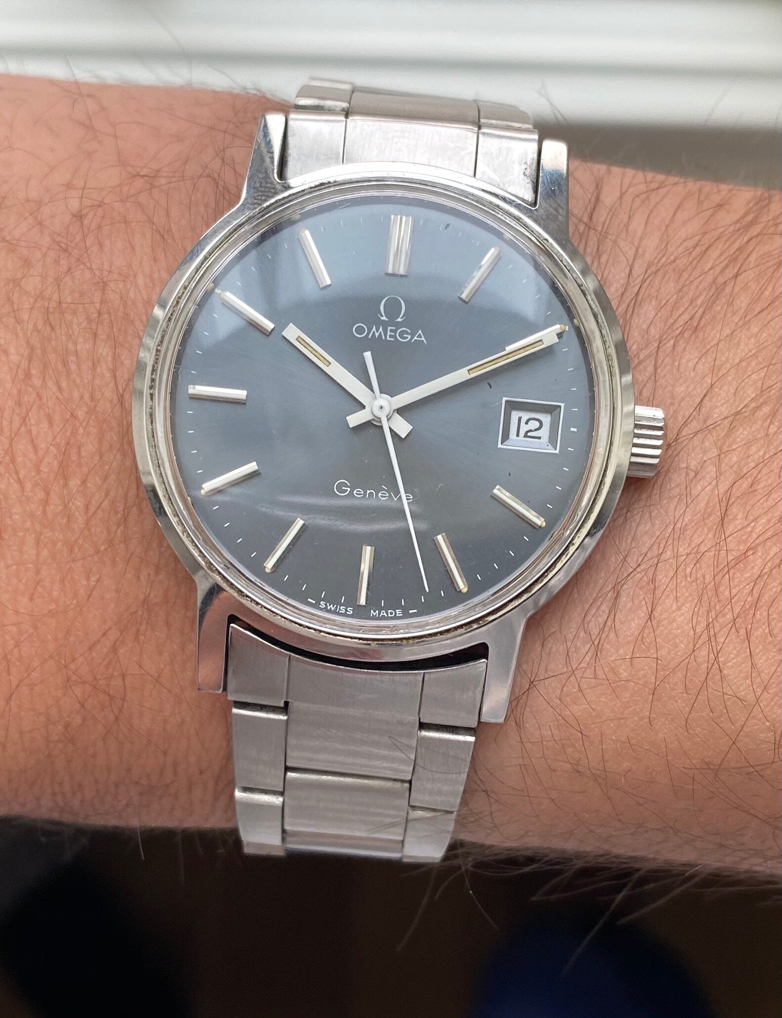 Omega Geneve — Grey Dial