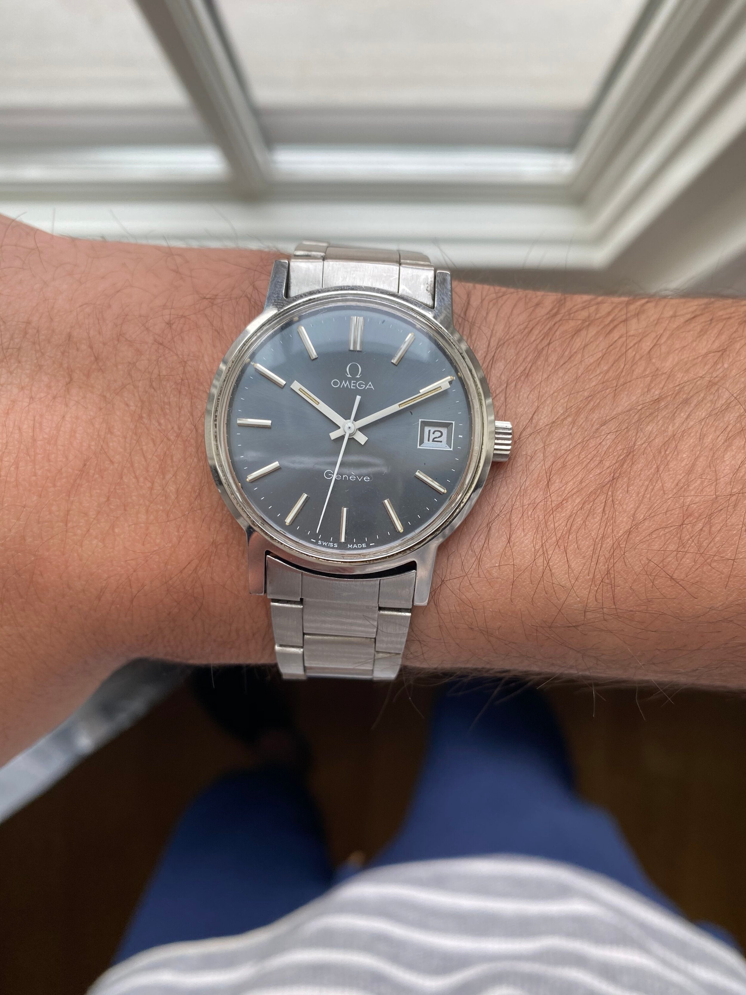 Omega Geneve — Grey Dial