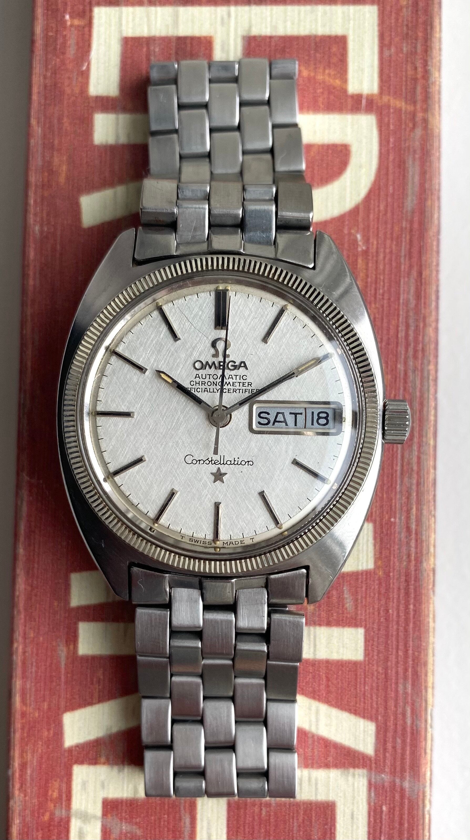 Omega Constellation — Linen Day-date