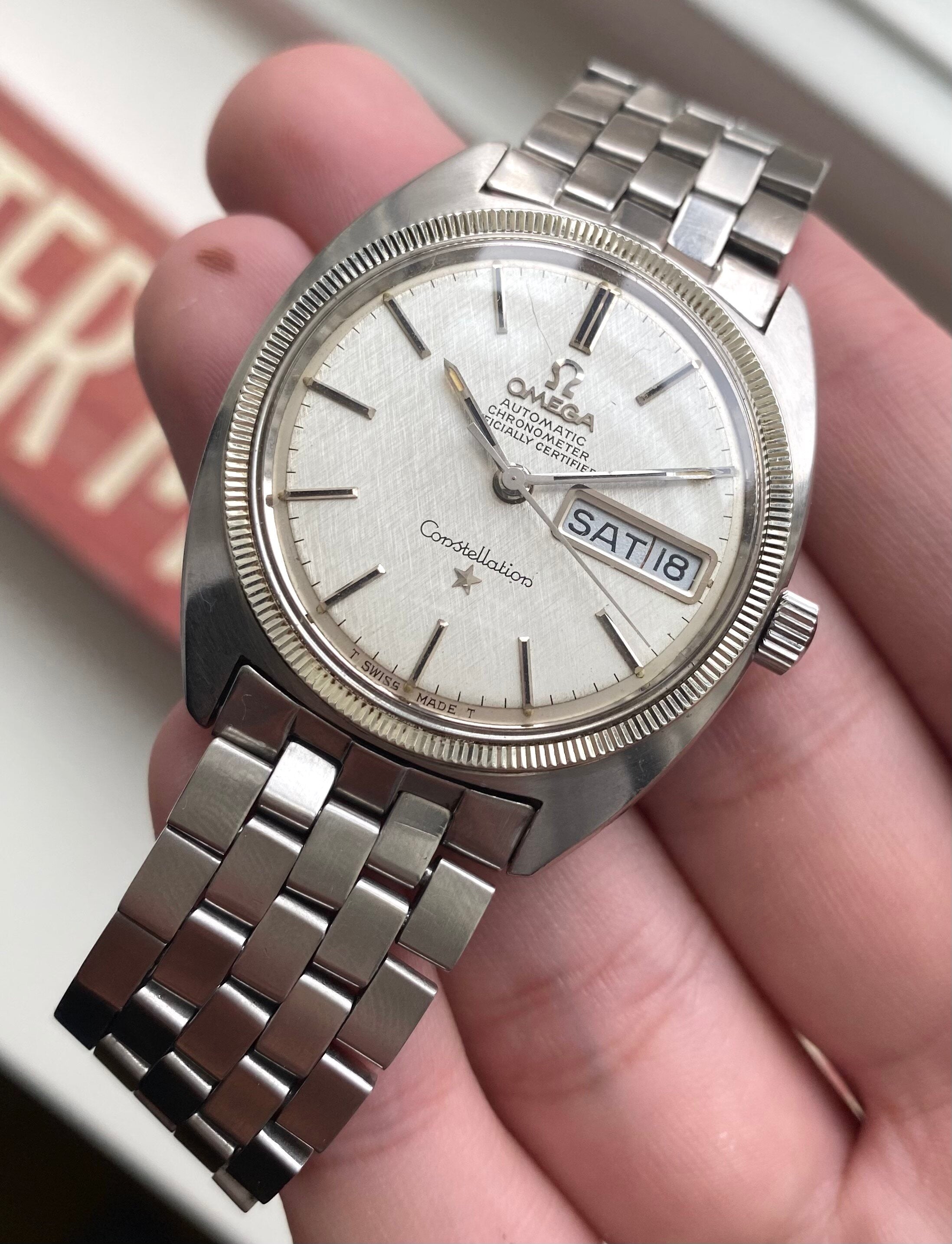 Omega Constellation — Linen Day-date