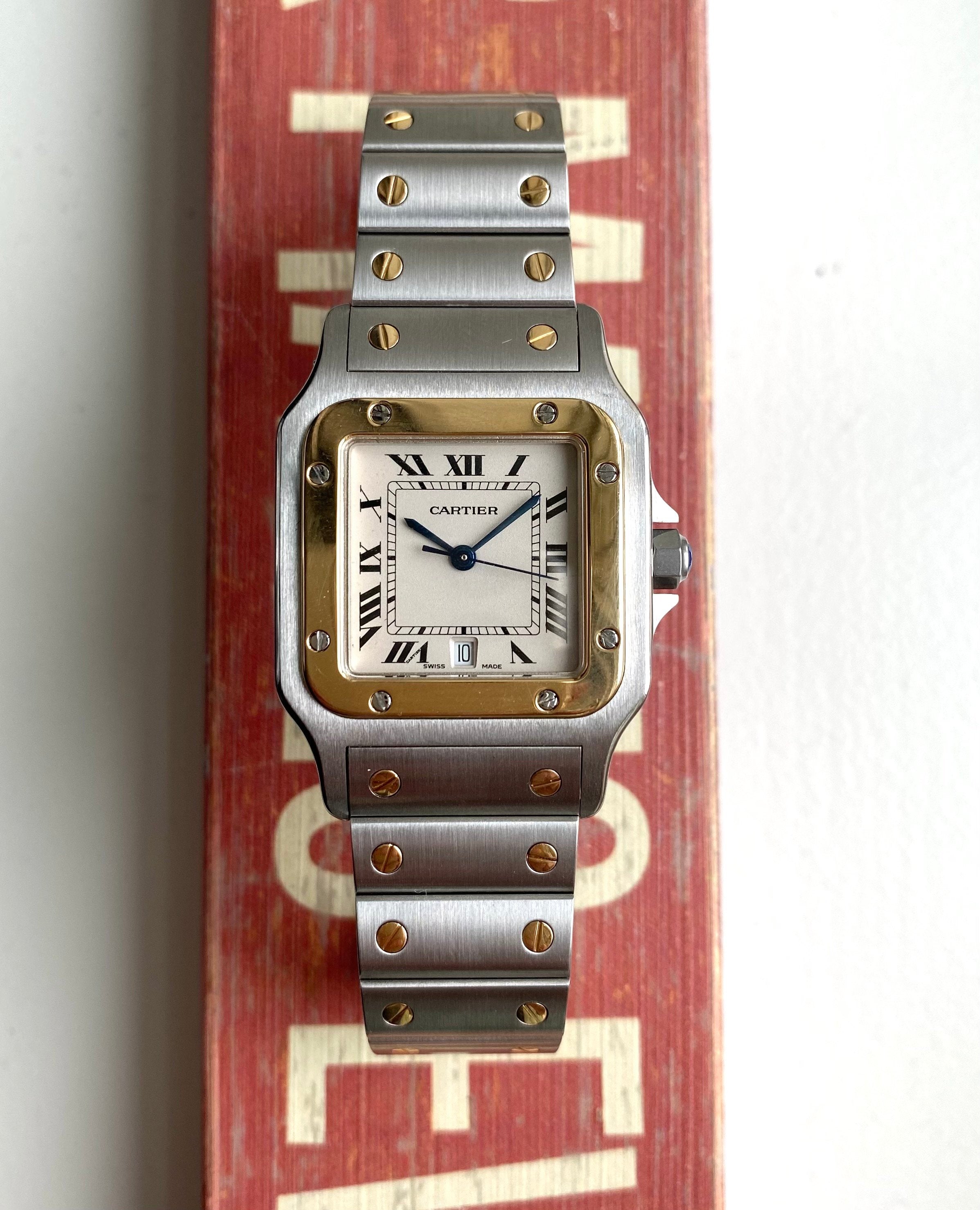 Cartier Santos Galbée ref. 1566 — Two-tone