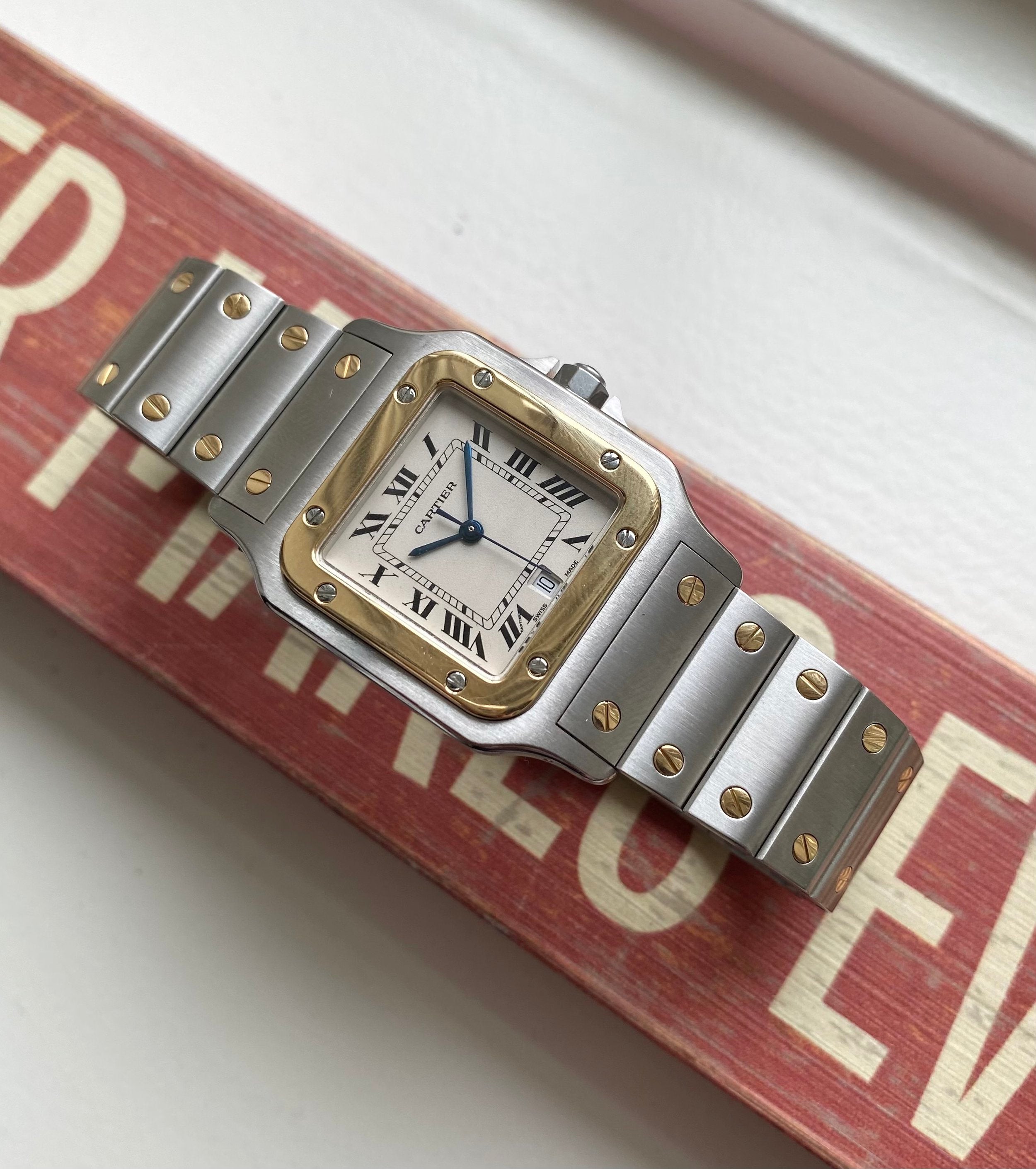 Cartier Santos Galbée ref. 1566 — Two-tone