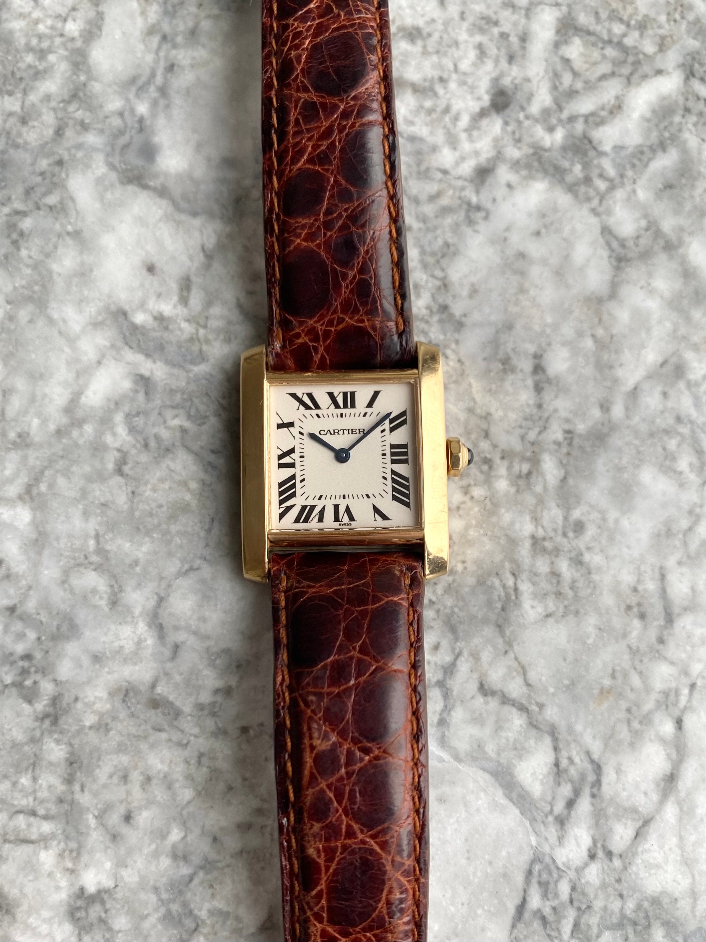 Cartier Tank Francaise 1821- 18K Yellow Gold.