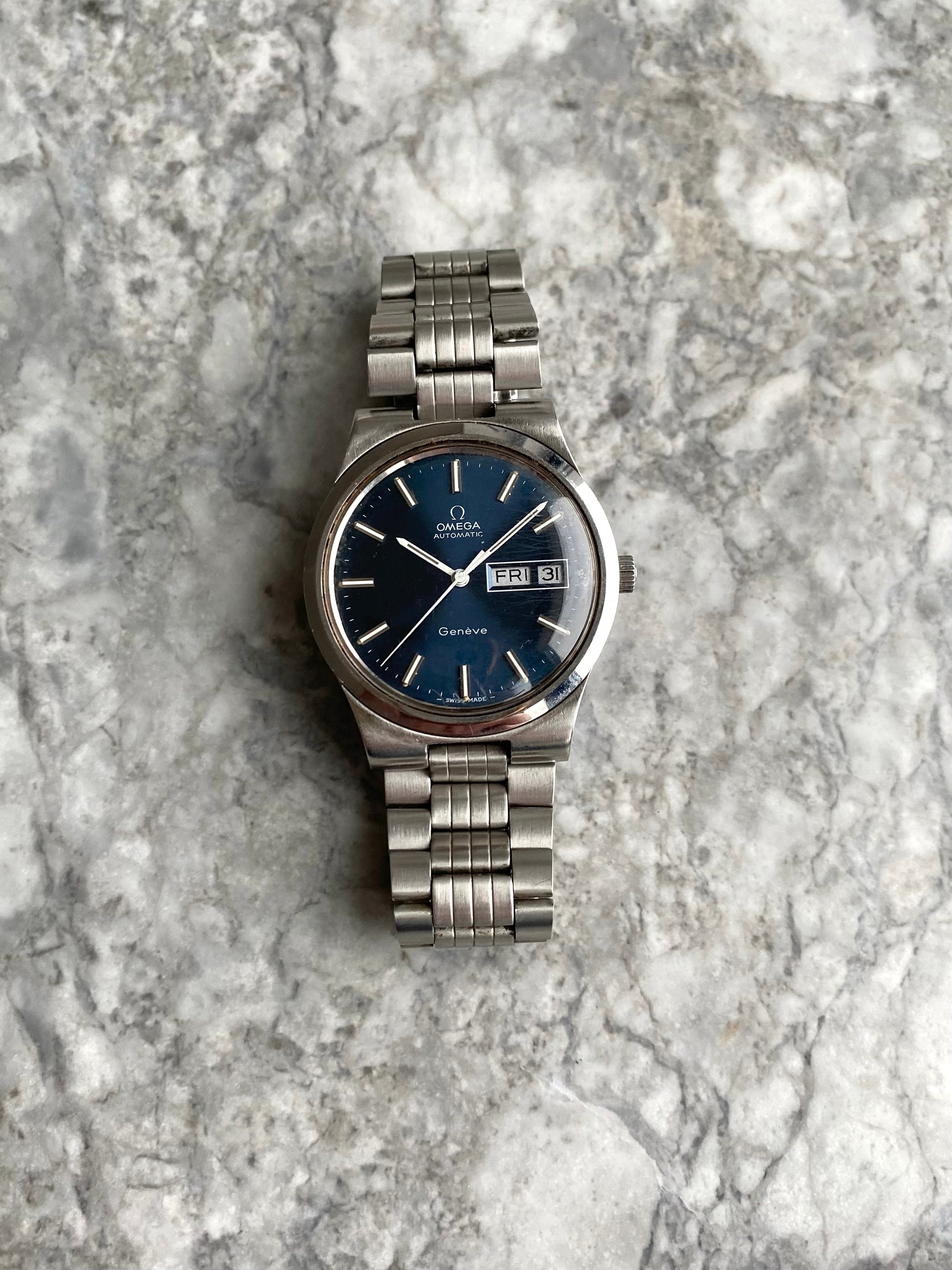 Omega Geneve - Blue Dial.