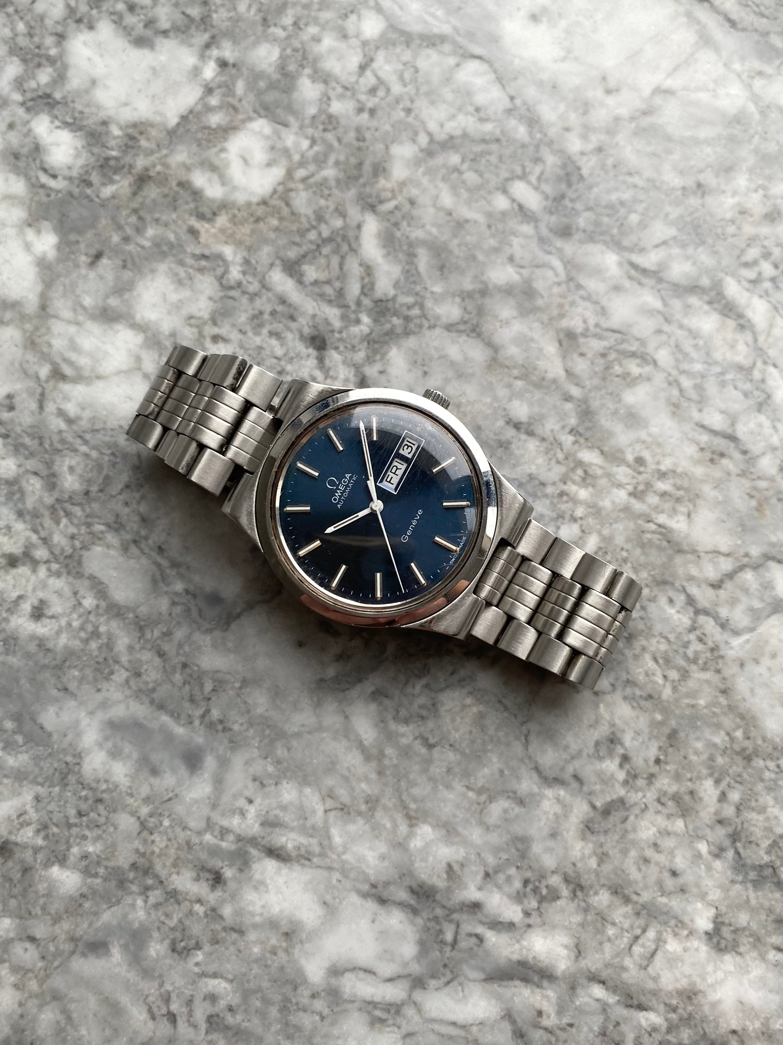 Omega Geneve - Blue Dial.