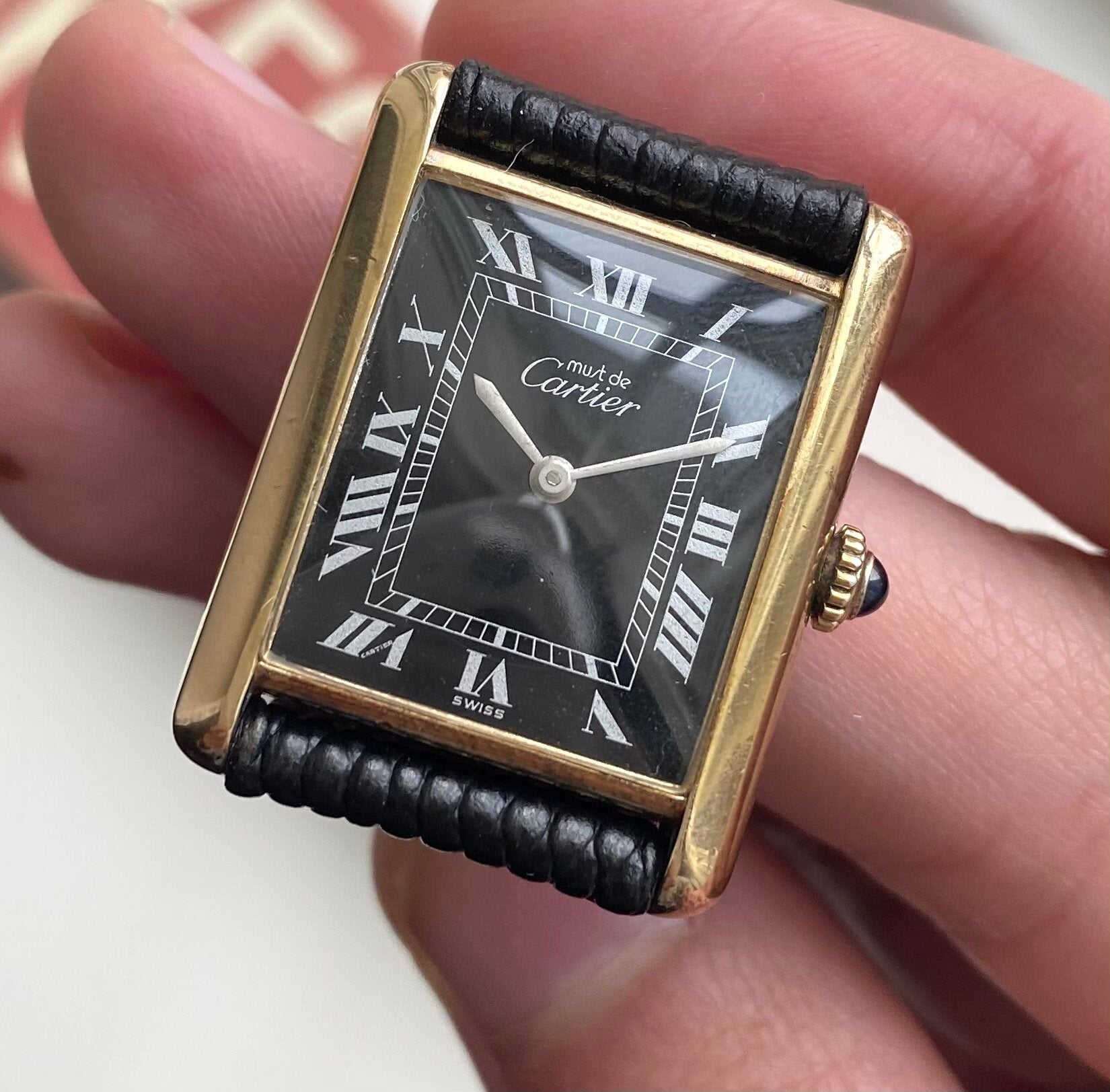 Cartier Tank — Box and Card