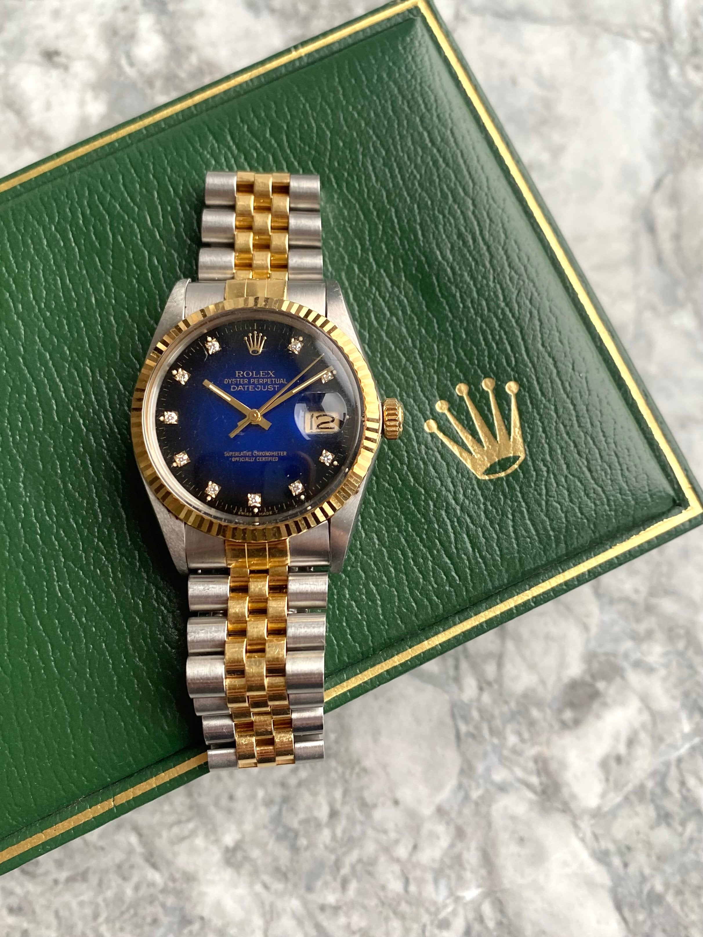 Rolex Datejust 16013 - Blue Vignette.