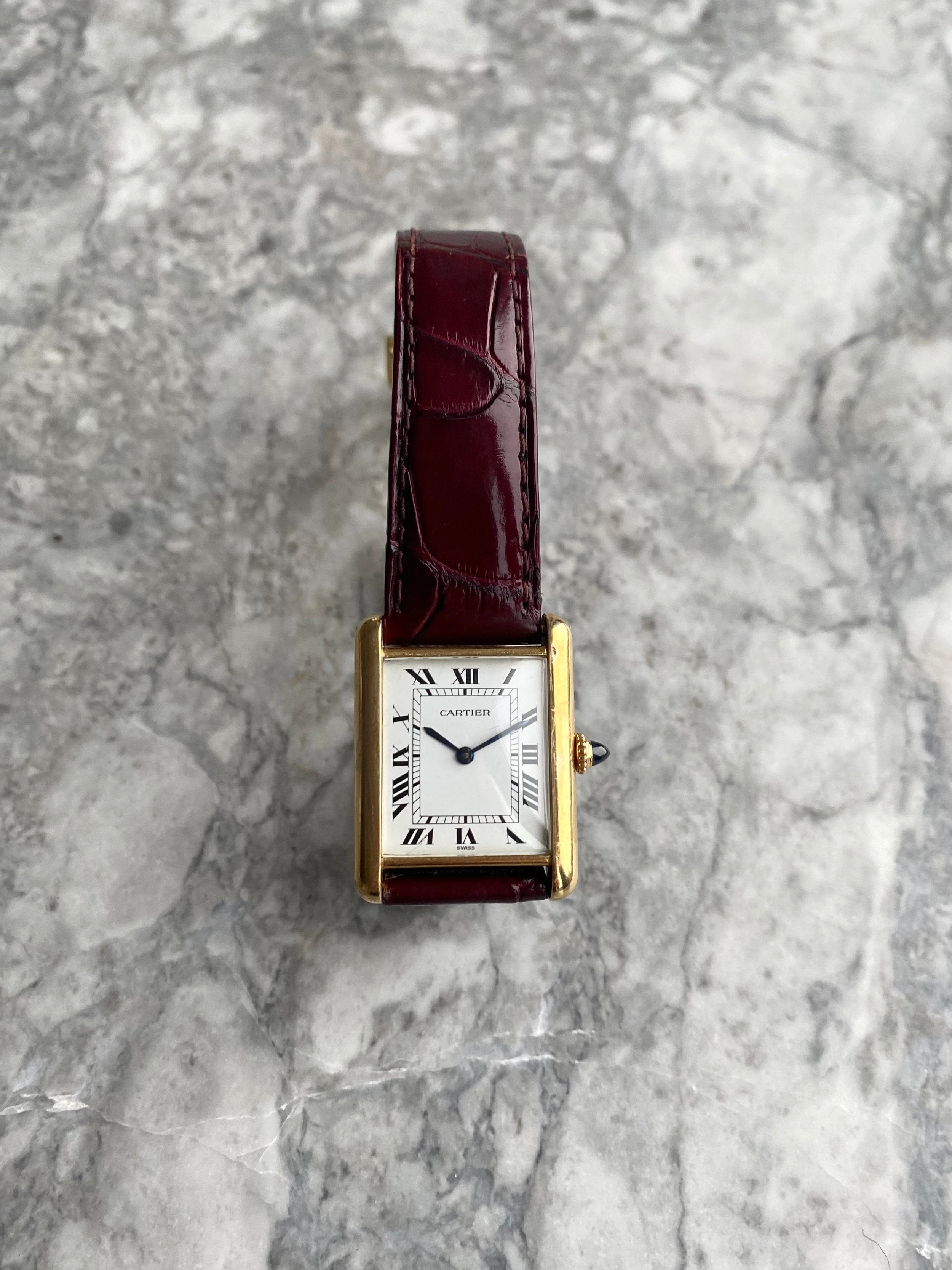 Cartier Tank Louis - 18K Yellow Gold.