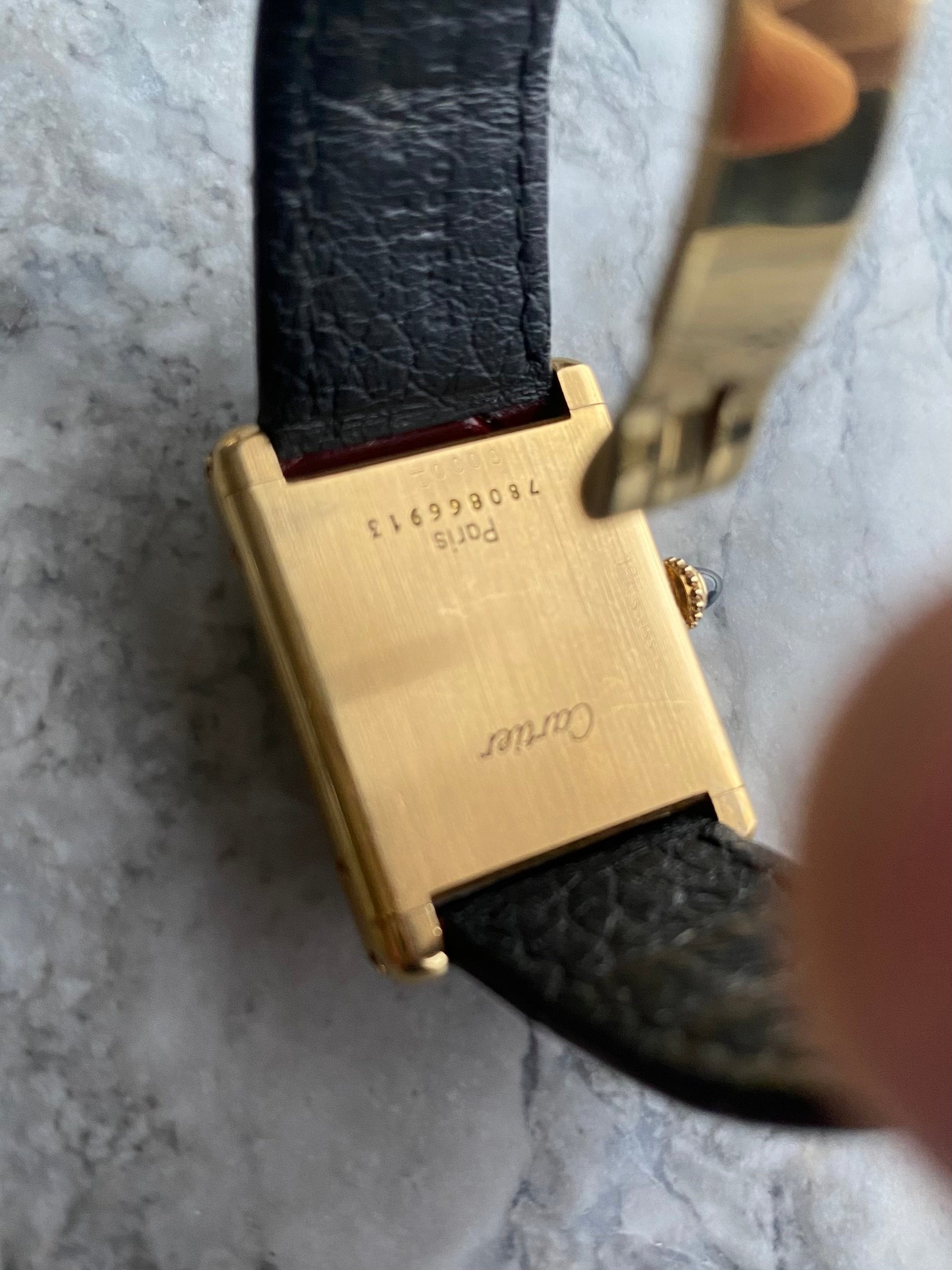 Cartier Tank Louis - 18K Yellow Gold.