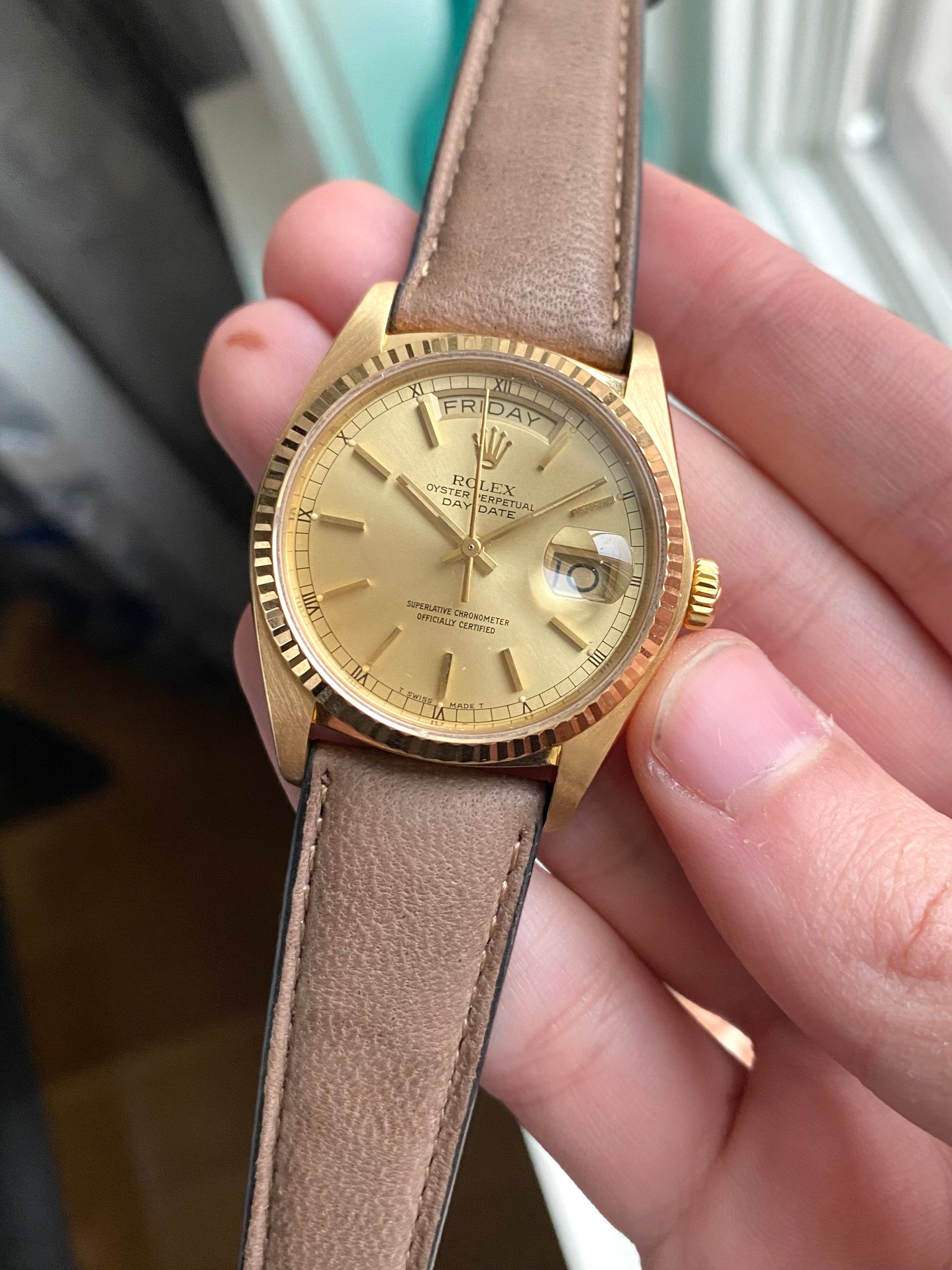 Rolex Daydate 18038 - Champagne