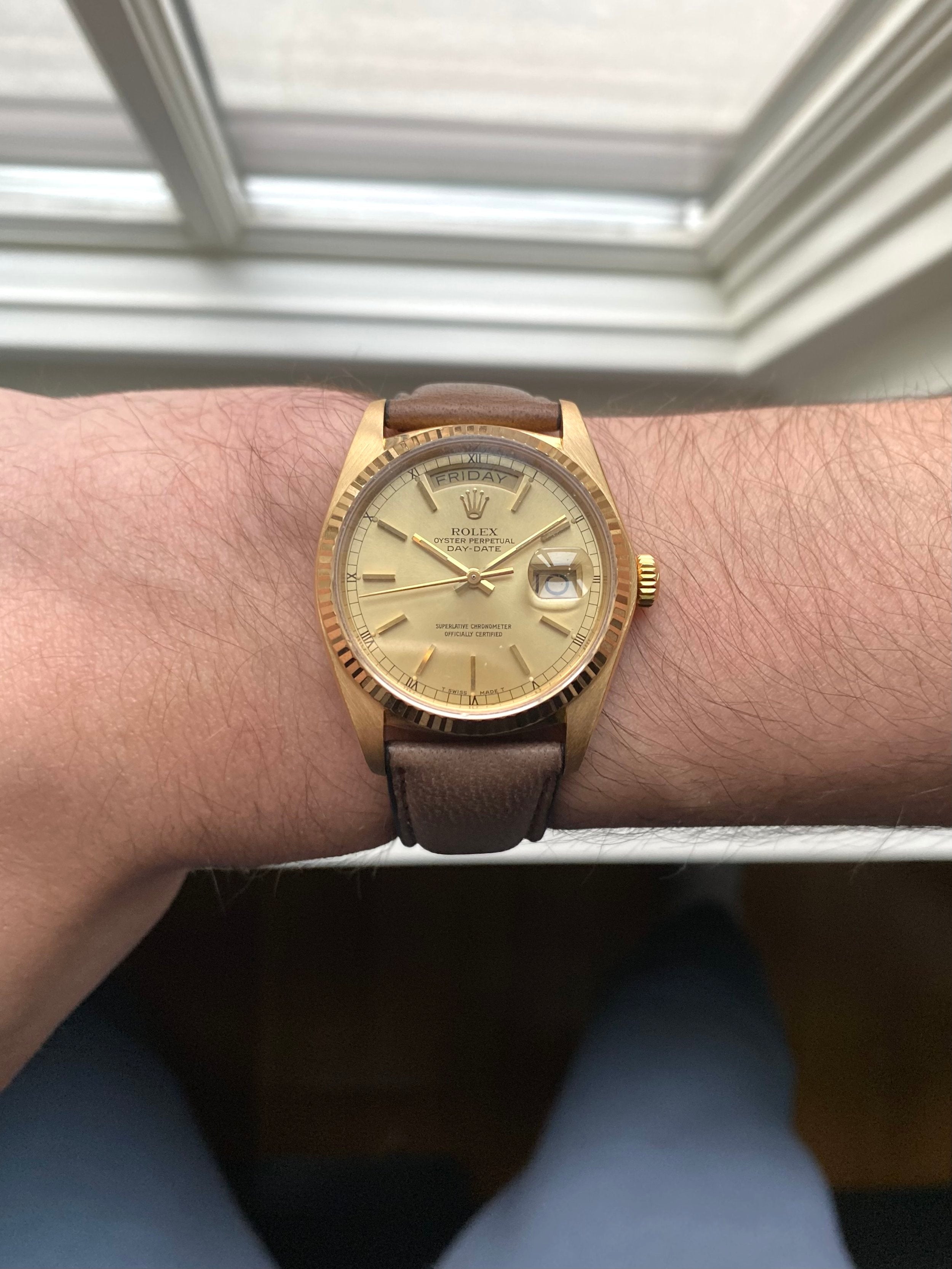 Rolex Daydate 18038 - Champagne