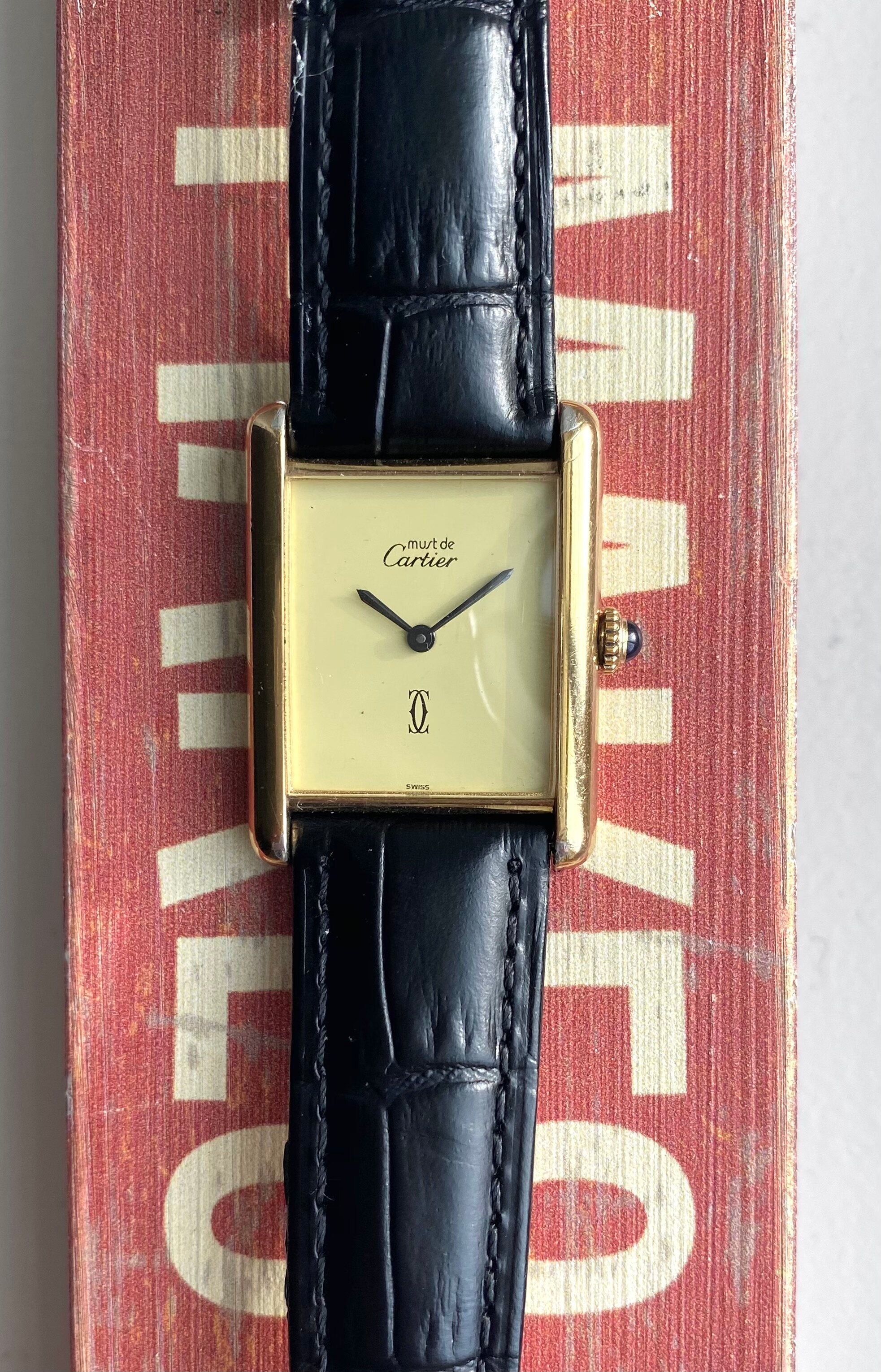 Must de Cartier Tank — Lemon Dial