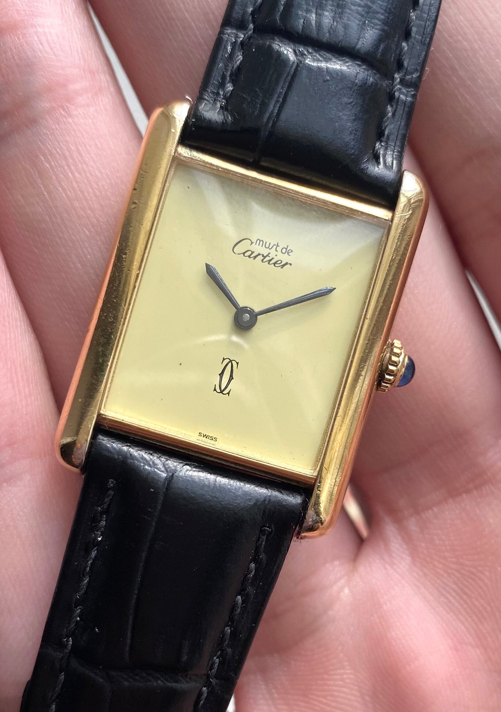 Must de Cartier Tank — Lemon Dial