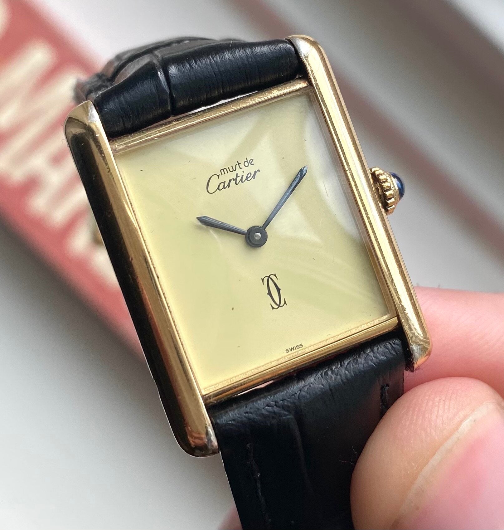 Must de Cartier Tank — Lemon Dial