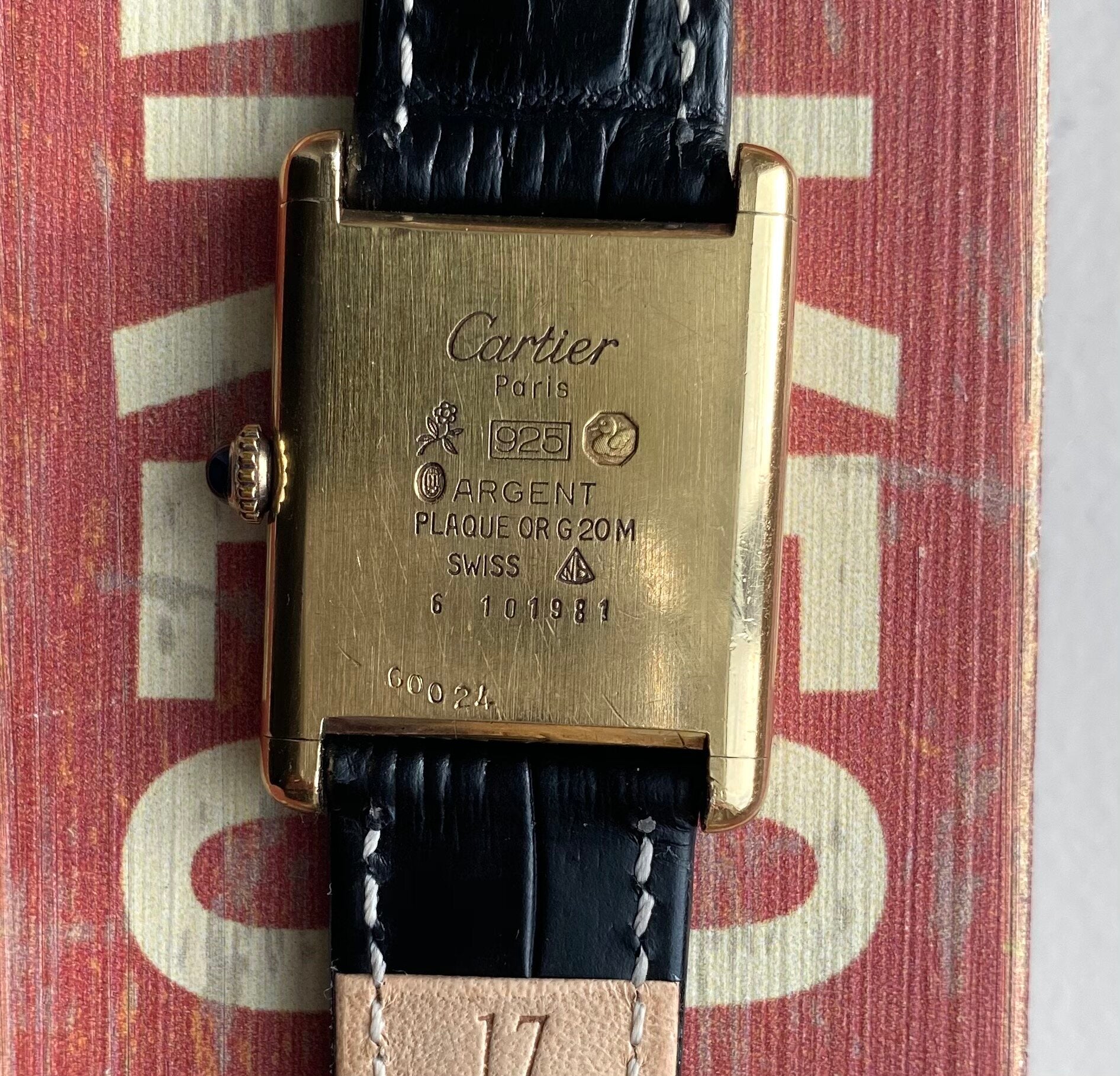 Must de Cartier Tank — Lemon Dial